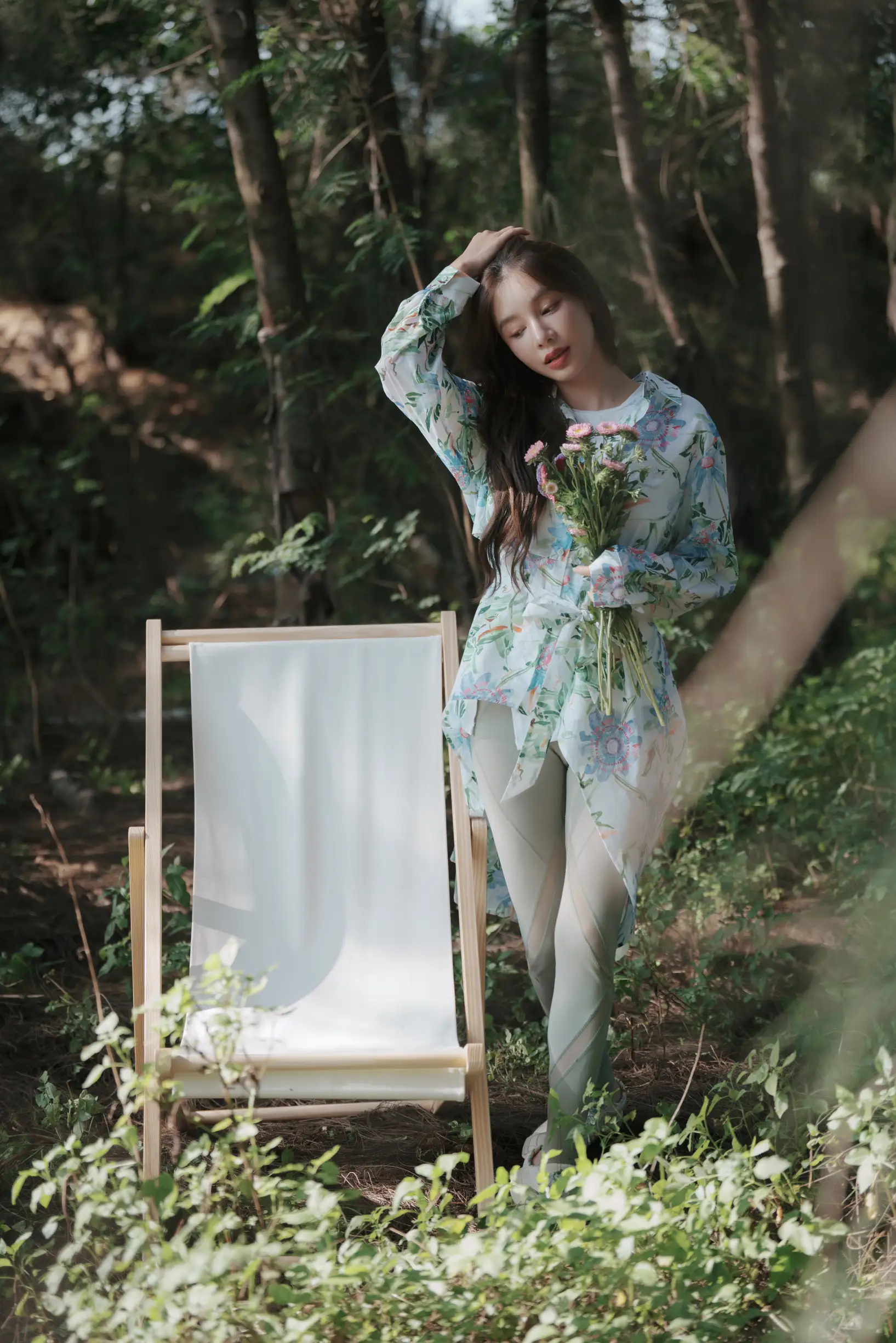 [艺图语] 2022.08.11 Vol.1678 – 氧气女孩的盛夏密林 姝雯同学#[53P]-8