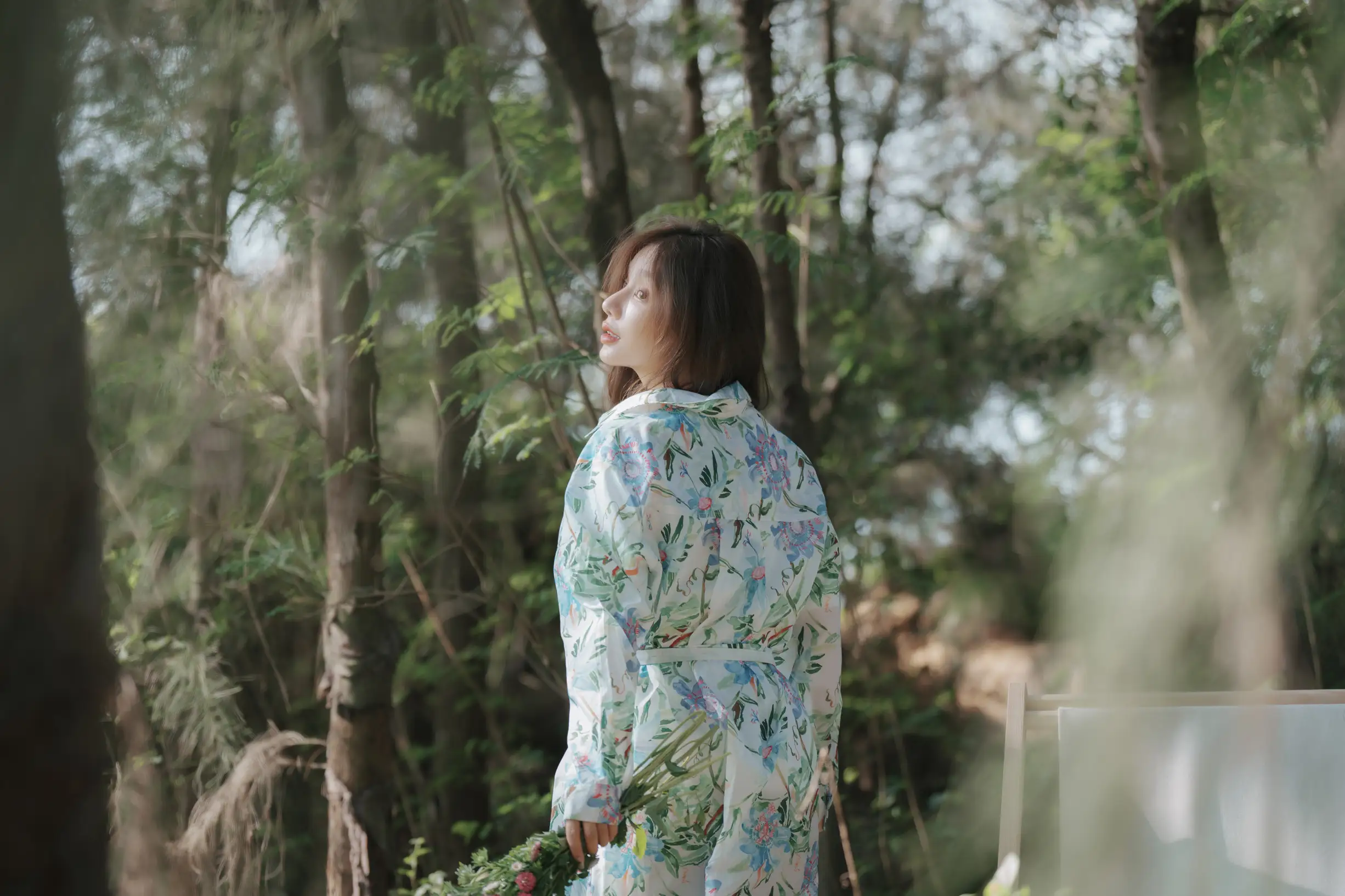 [艺图语] 2022.08.11 Vol.1678 – 氧气女孩的盛夏密林 姝雯同学#[53P]-9