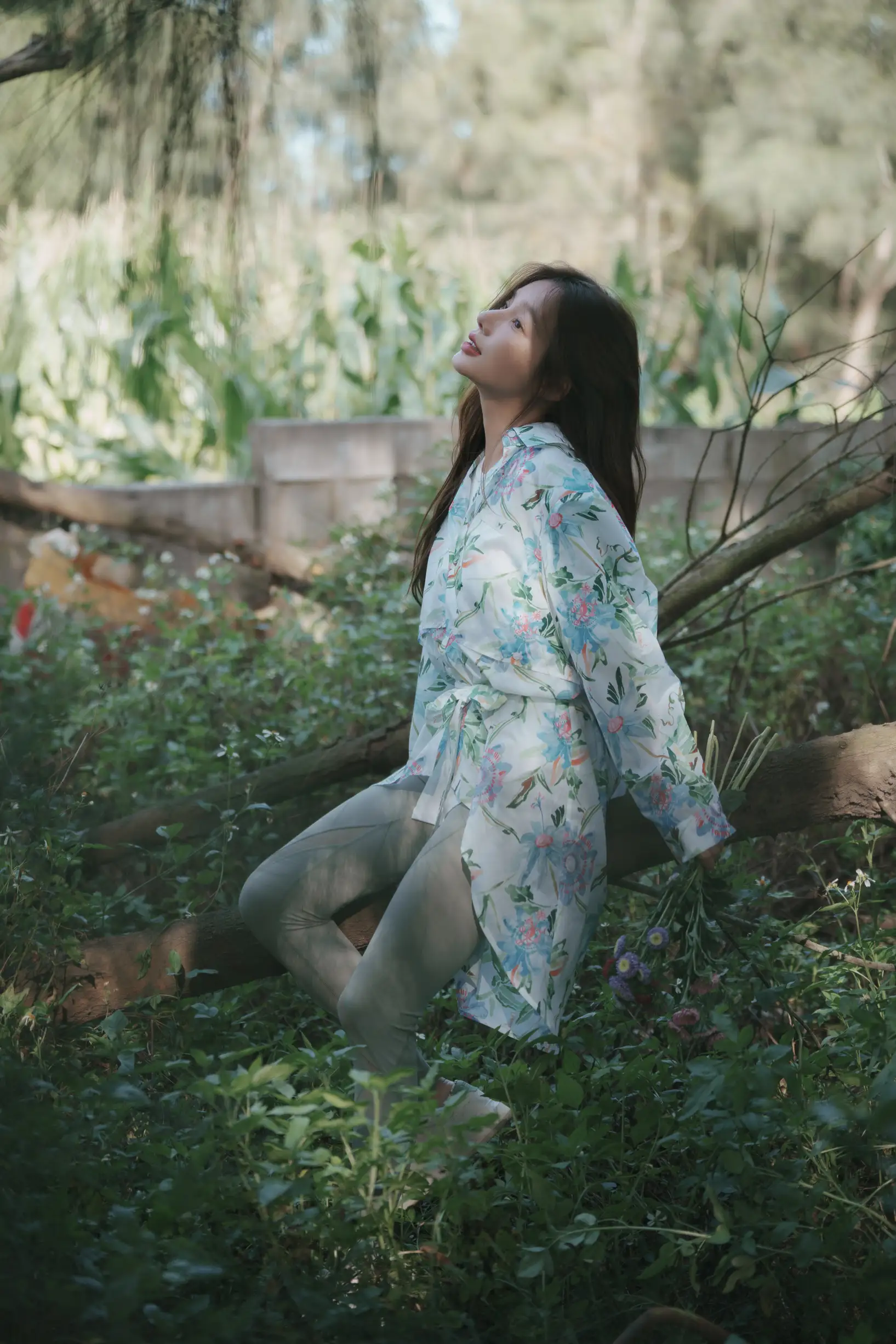 [艺图语] 2022.08.11 Vol.1678 – 氧气女孩的盛夏密林 姝雯同学#[53P]-2