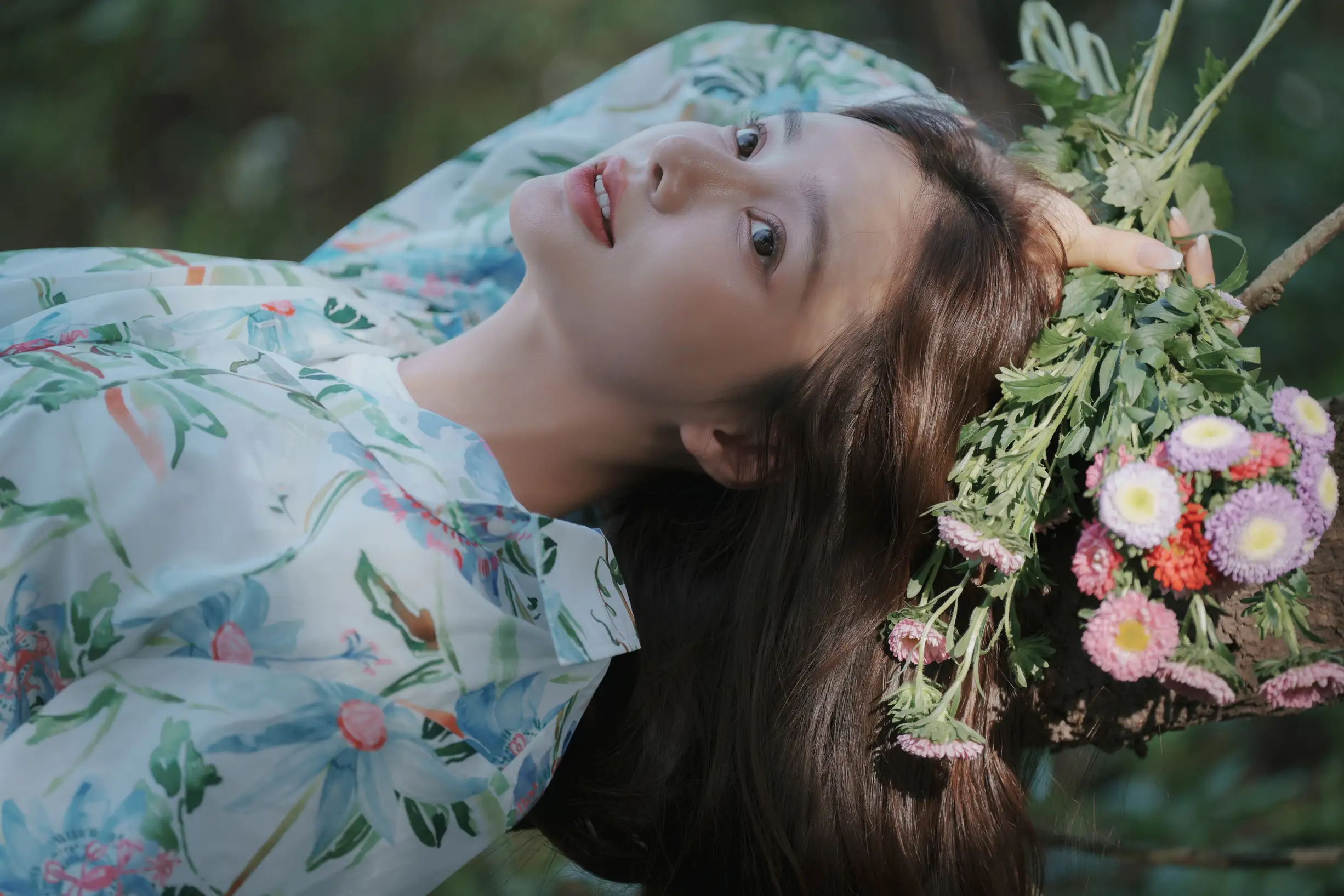 [艺图语] 2022.08.11 Vol.1678 – 氧气女孩的盛夏密林 姝雯同学#[53P]-4