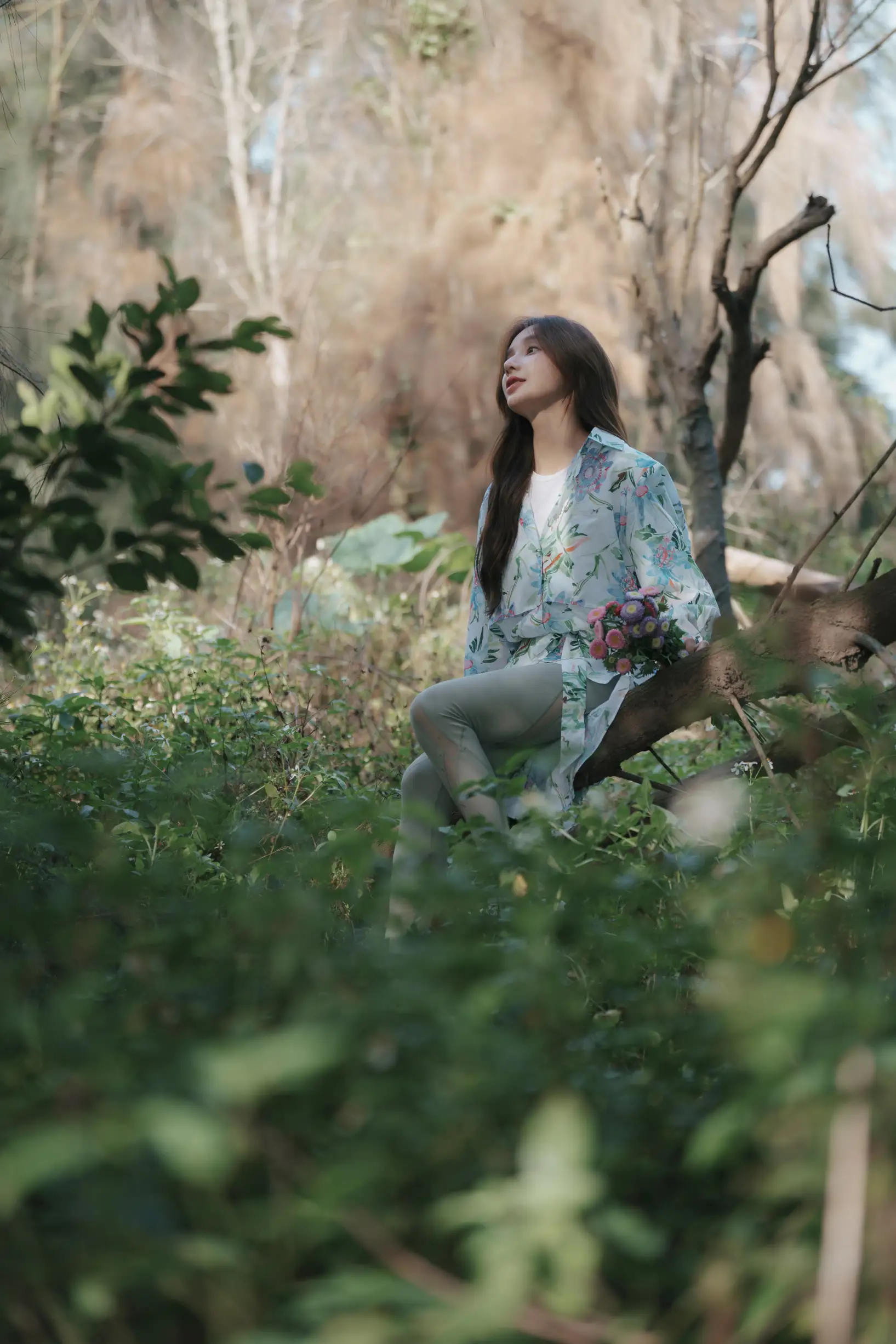 [艺图语] 2022.08.11 Vol.1678 – 氧气女孩的盛夏密林 姝雯同学#[53P]-5