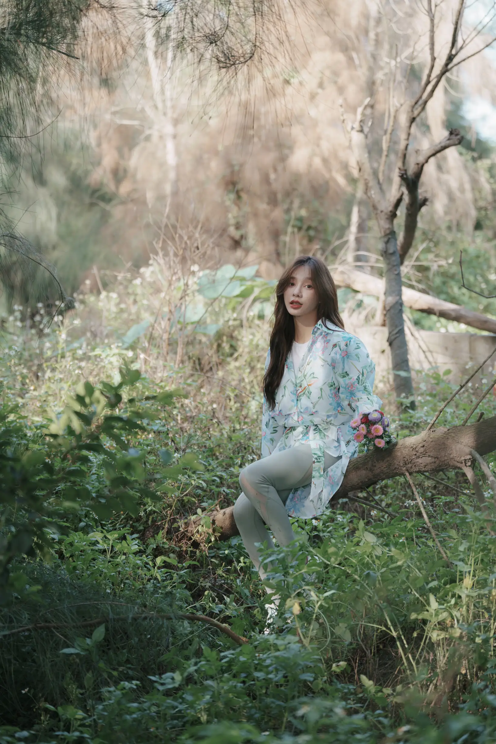 [艺图语] 2022.08.11 Vol.1678 – 氧气女孩的盛夏密林 姝雯同学#[53P]-7