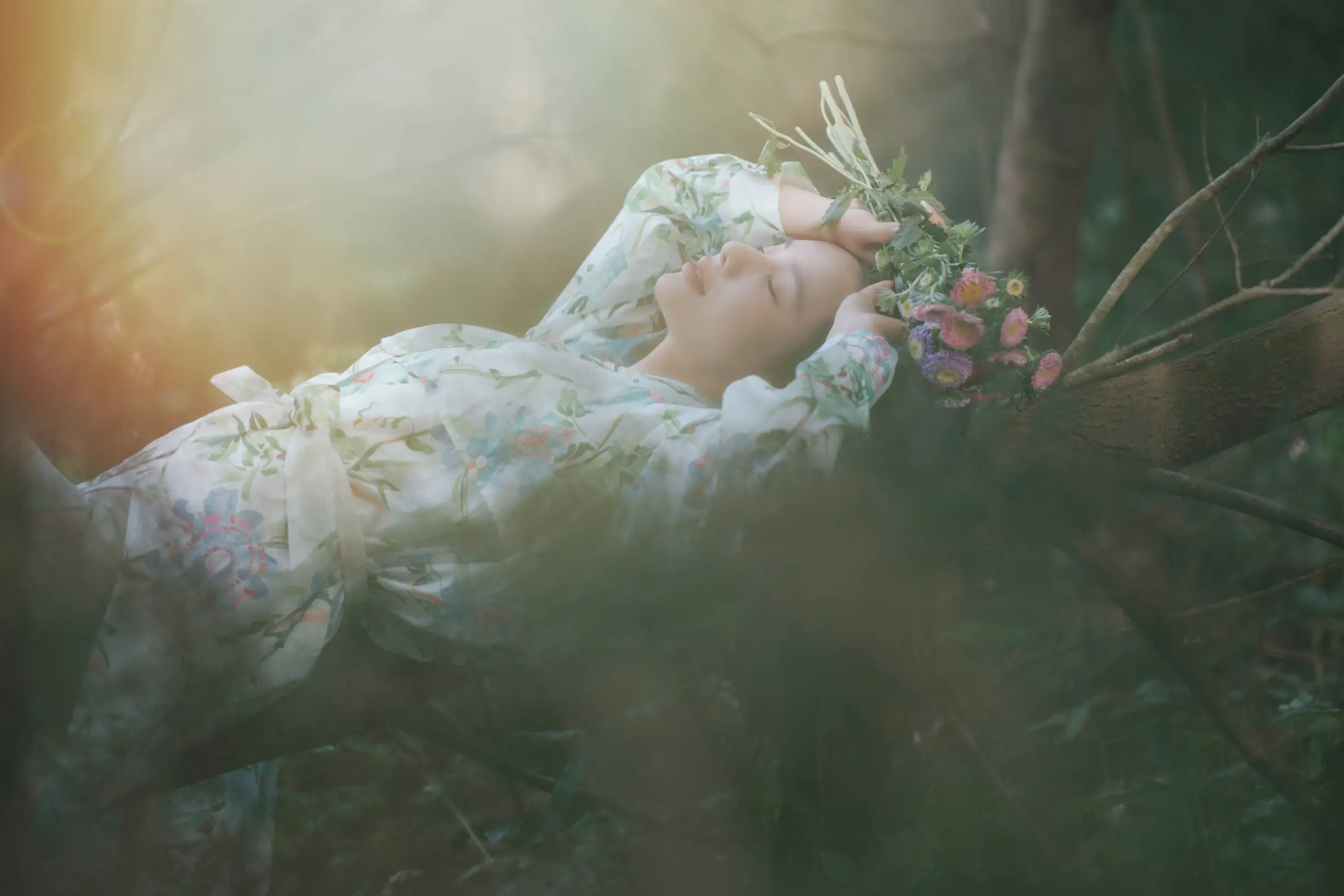 [艺图语] 2022.08.11 Vol.1678 – 氧气女孩的盛夏密林 姝雯同学#[53P]-7