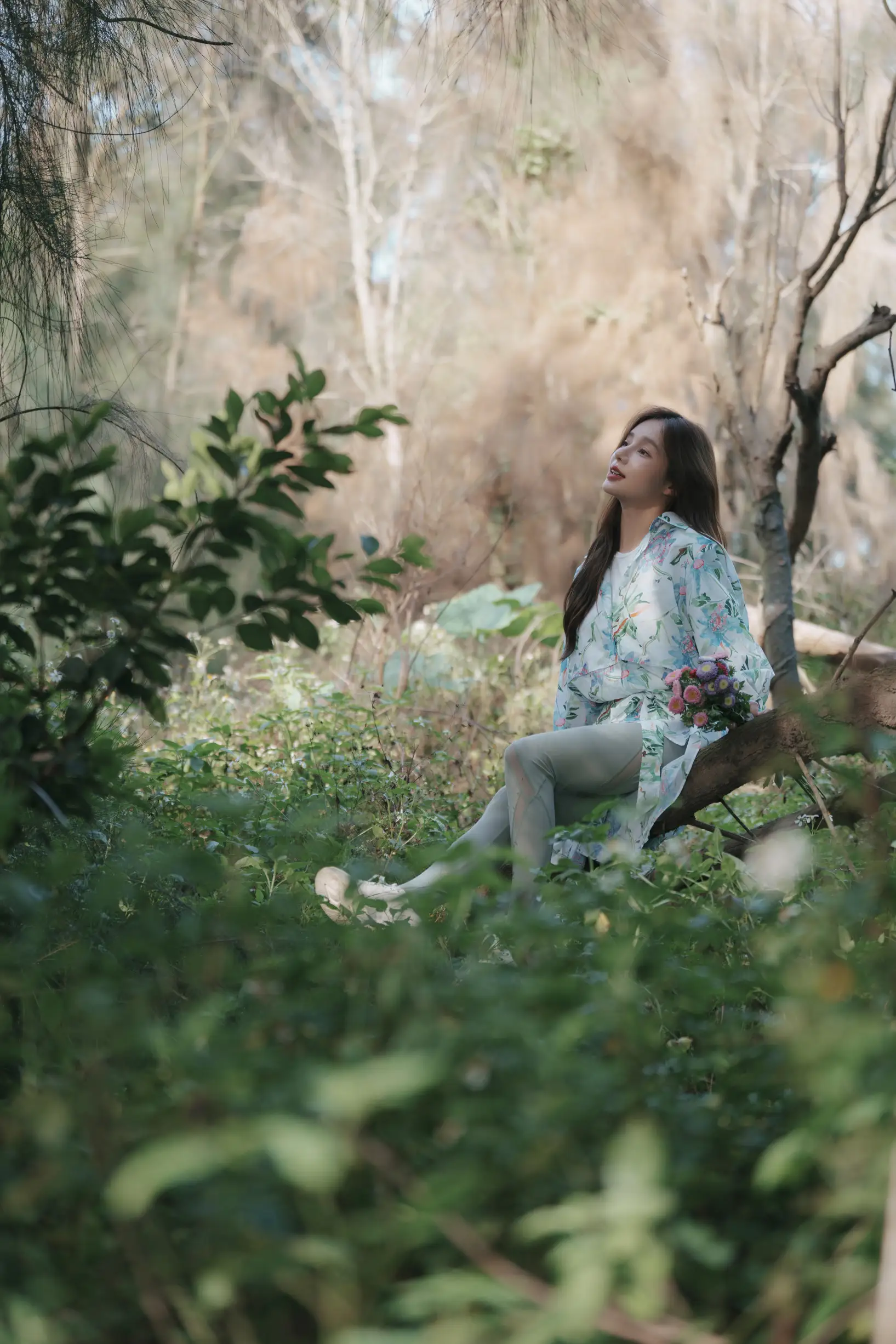 [艺图语] 2022.08.11 Vol.1678 – 氧气女孩的盛夏密林 姝雯同学#[53P]-6