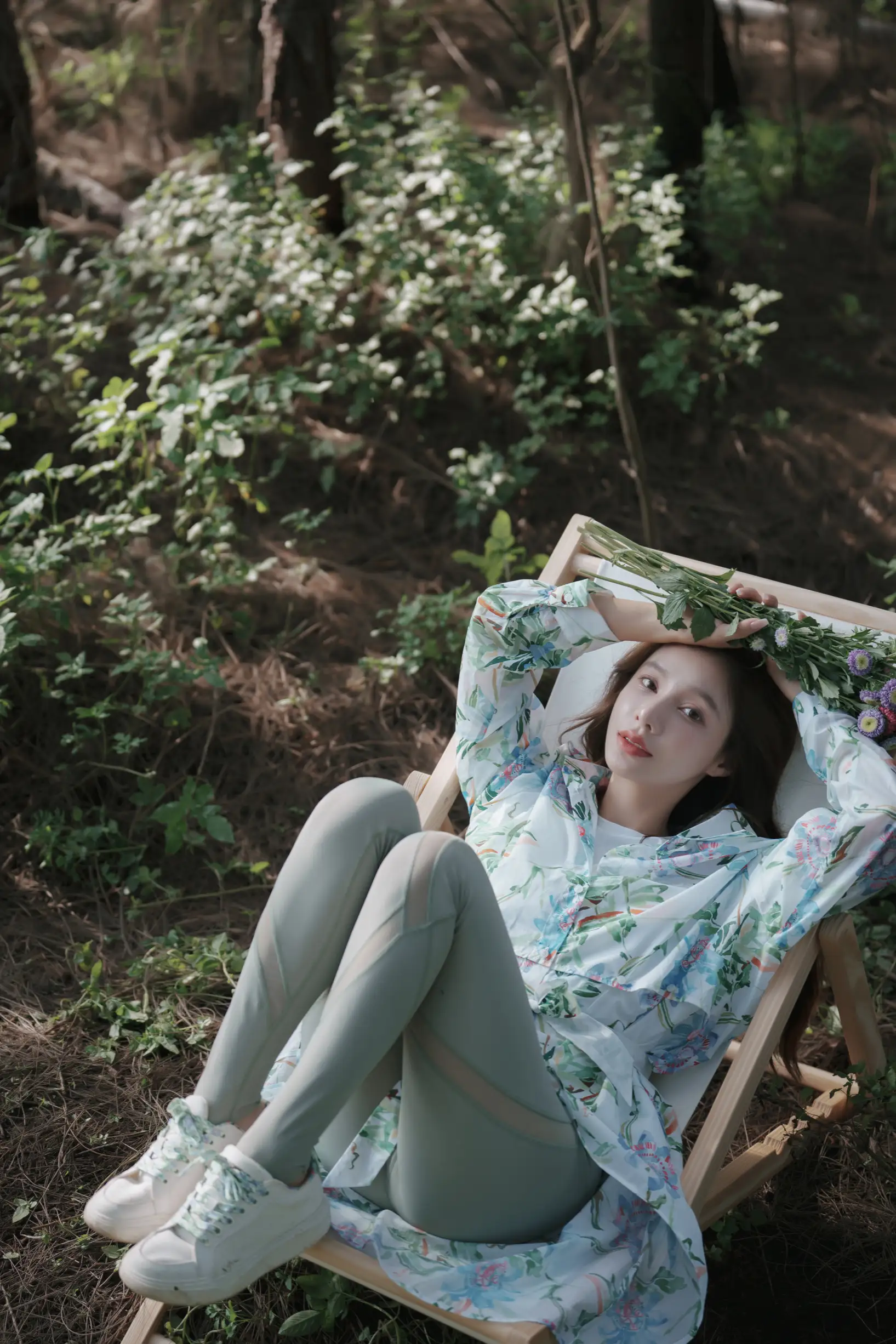 [艺图语] 2022.08.11 Vol.1678 – 氧气女孩的盛夏密林 姝雯同学#[53P]-9