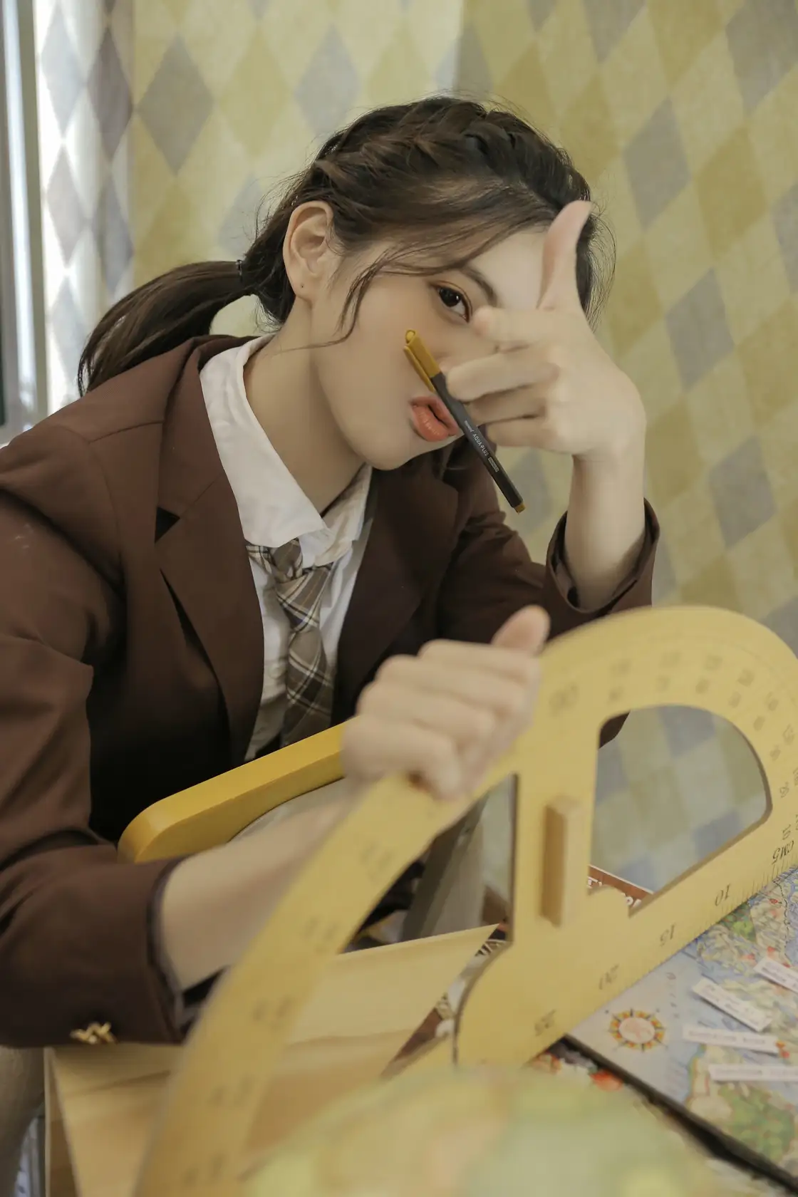 [艺图语] 2022.07.13 Vol.1468 – 下节课自习 潘珺雅#[20P]-7