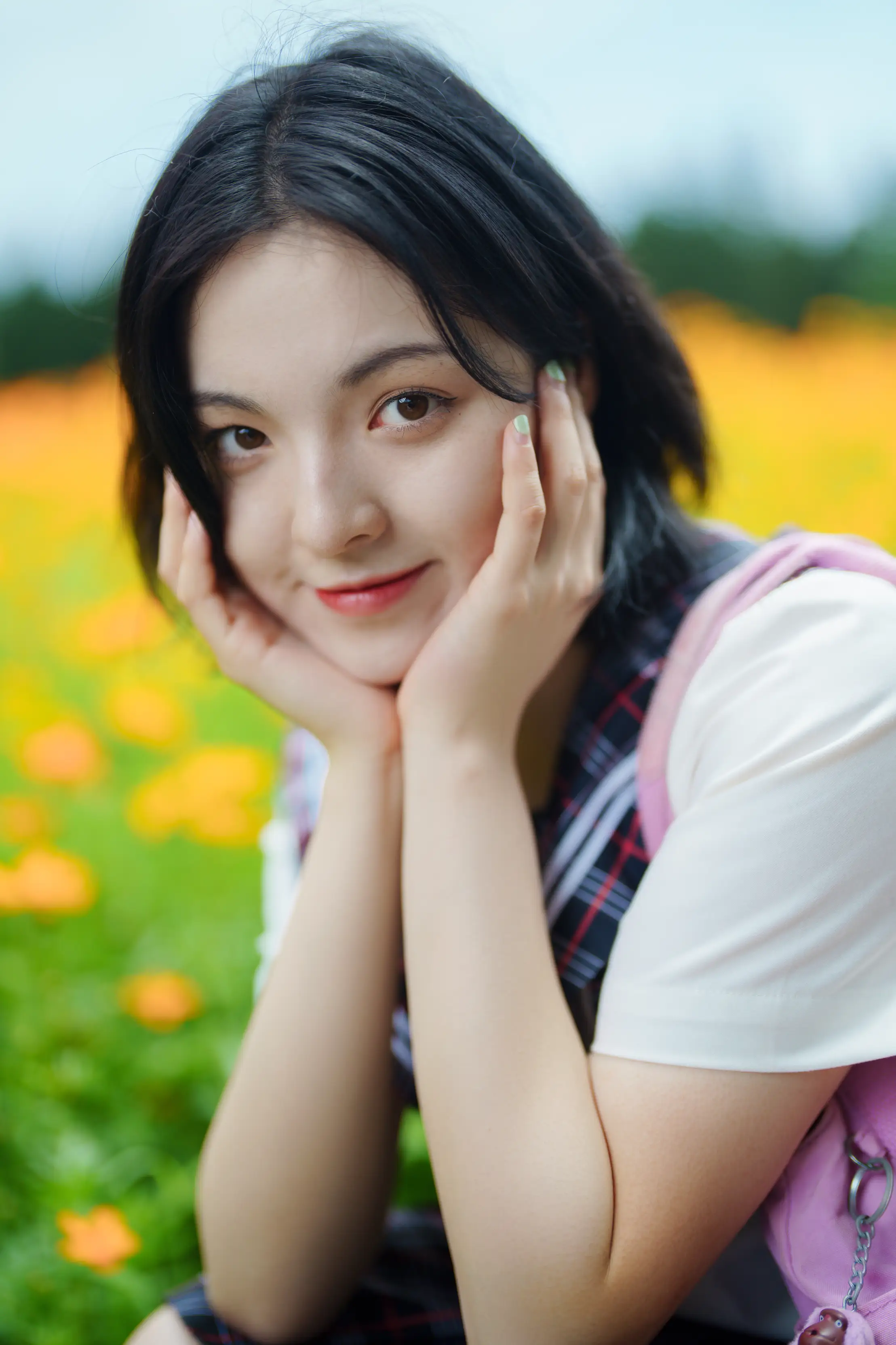 [艺图语] 2021.11.12 Vol.441 – 花田里的JK少女 dudu#[51P]-9