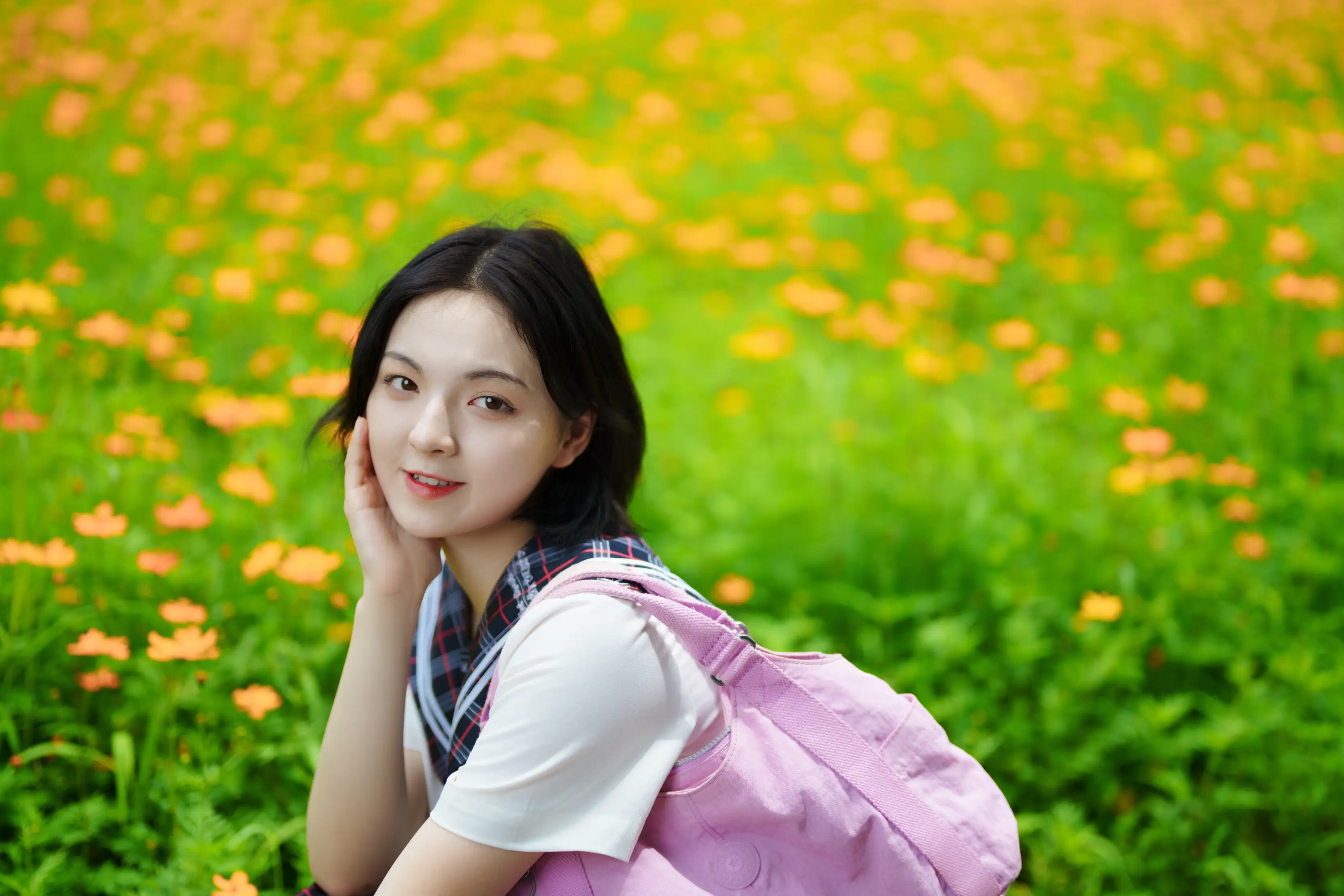 [艺图语] 2021.11.12 Vol.441 – 花田里的JK少女 dudu#[51P]-10