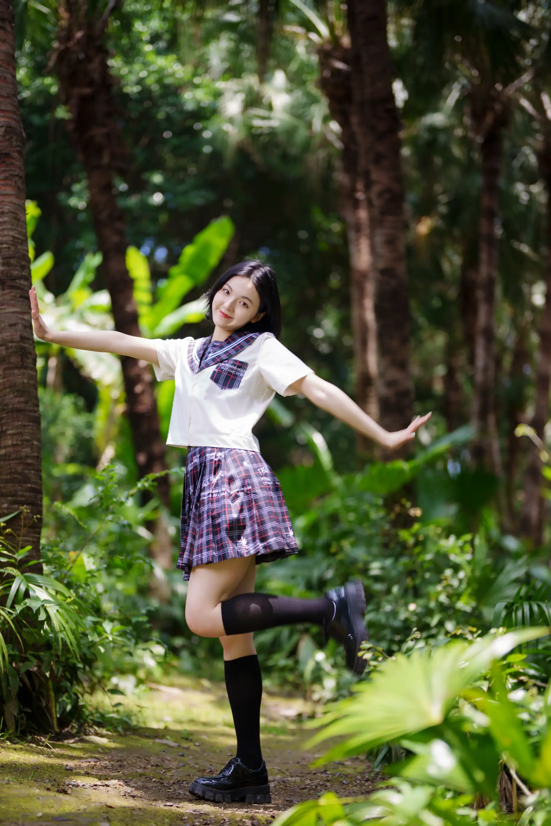 [艺图语] 2021.11.12 Vol.441 – 花田里的JK少女 dudu#[51P]-5