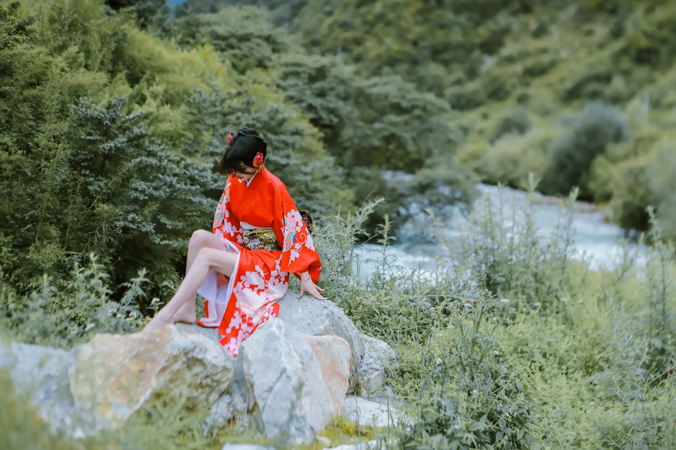 [艺图语] 2022.02.01 Vol.734 – 青山绿水间 婷婷#[23P]-2