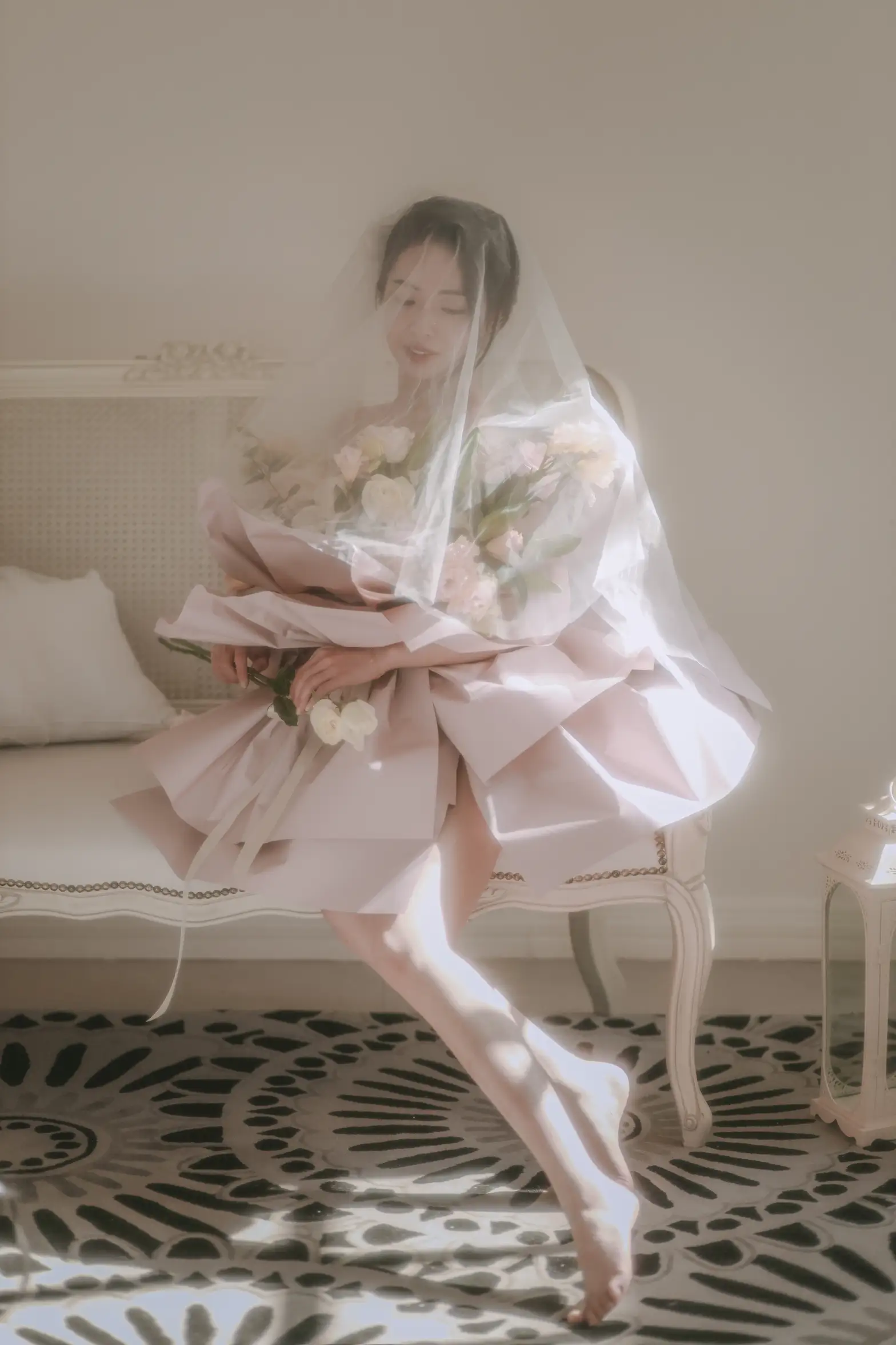 [艺图语] 2022.07.02 Vol.1353 – 花与少女 小朱#[36P]-6