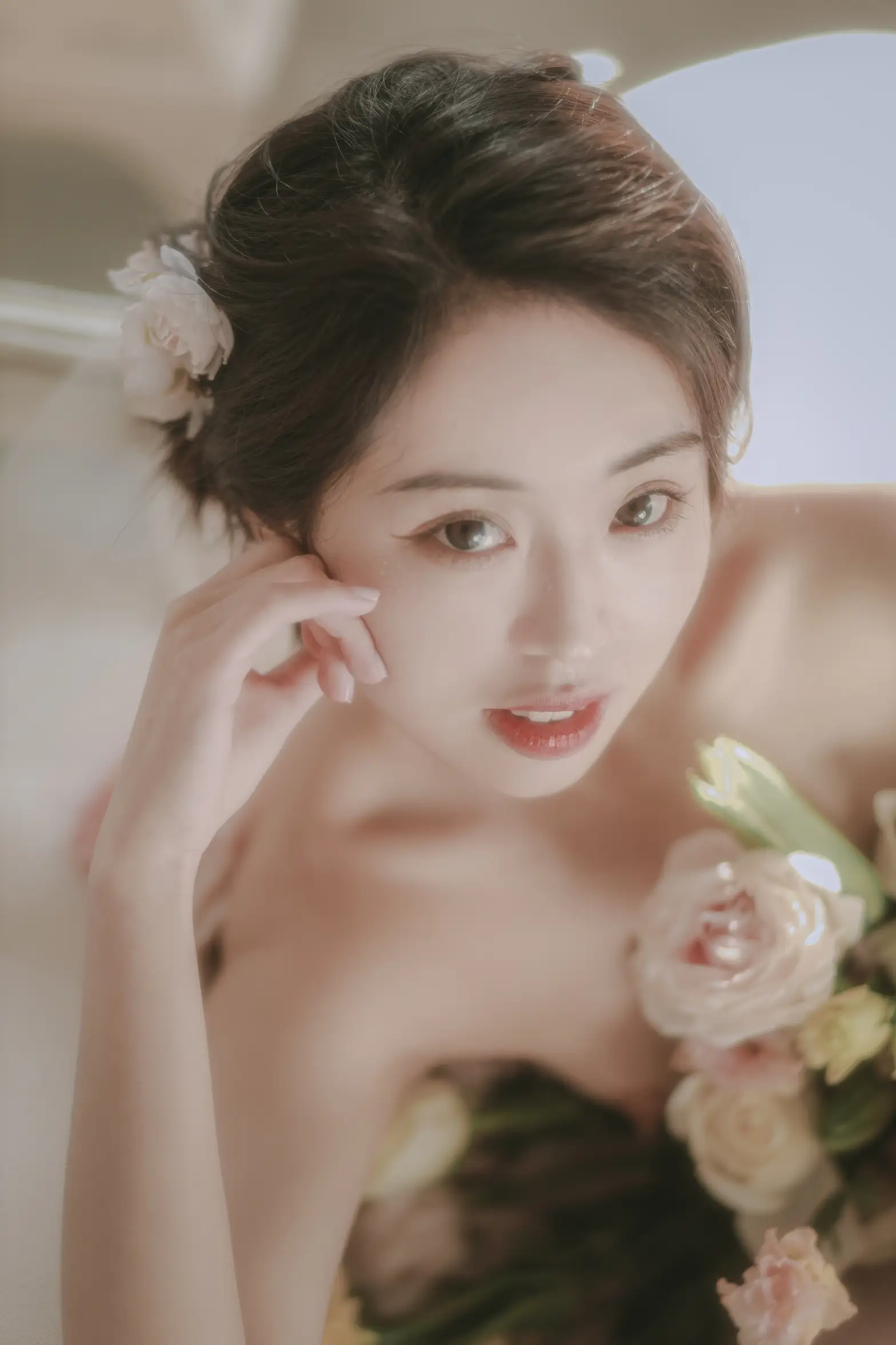 [艺图语] 2022.07.02 Vol.1353 – 花与少女 小朱#[36P]-10