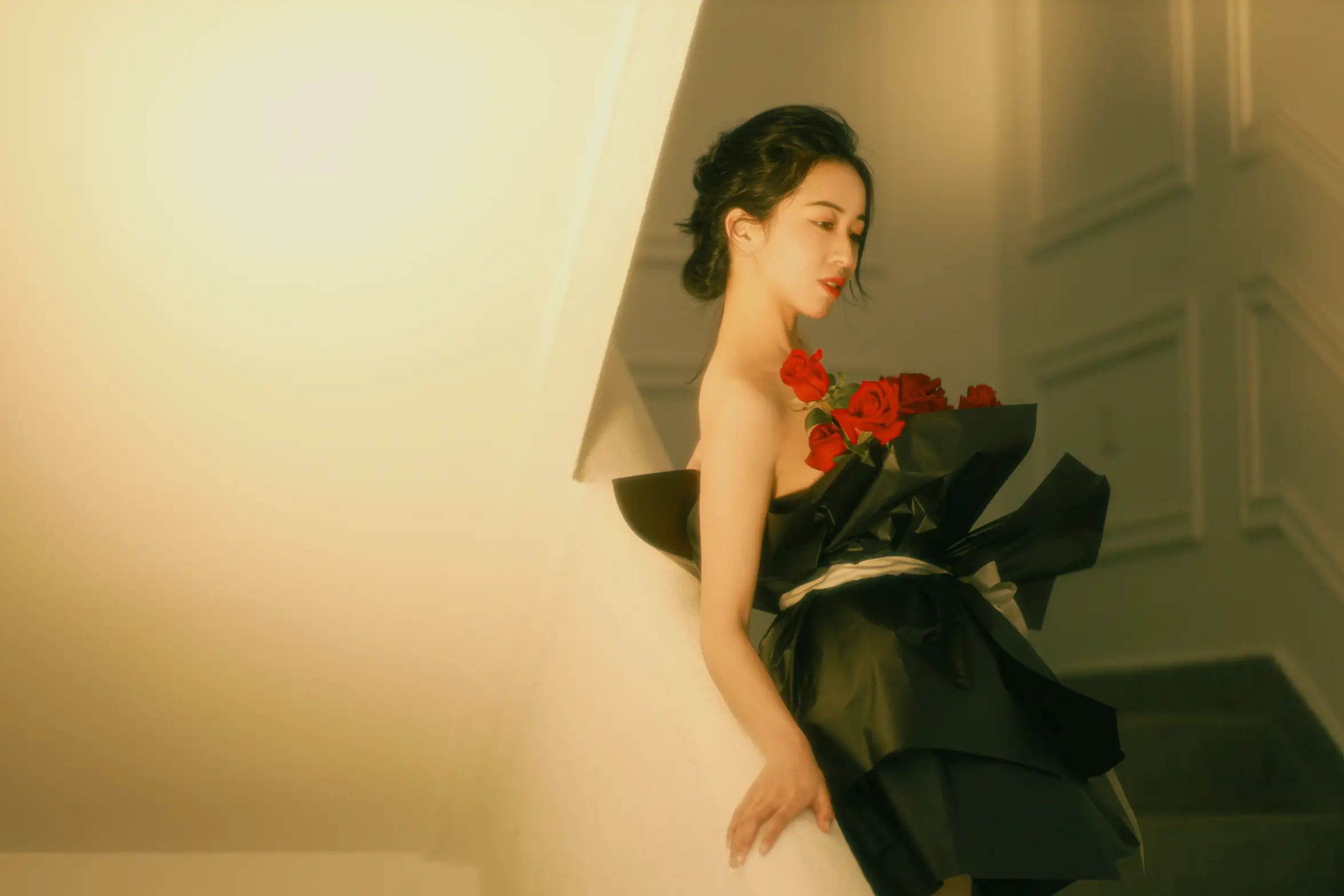 [艺图语] 2022.08.07 Vol.1644 – 红玫瑰 小朱#[34P]-4