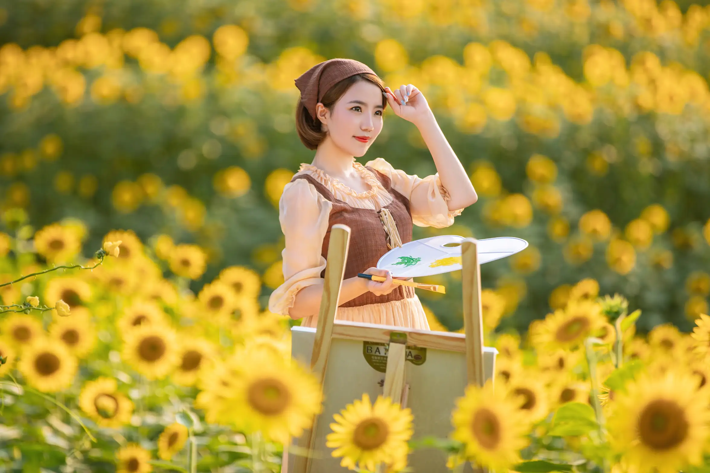 [艺图语] 2022.09.17 Vol.1976 – 误入梵高的油画世界 冬琴#[23P]-7