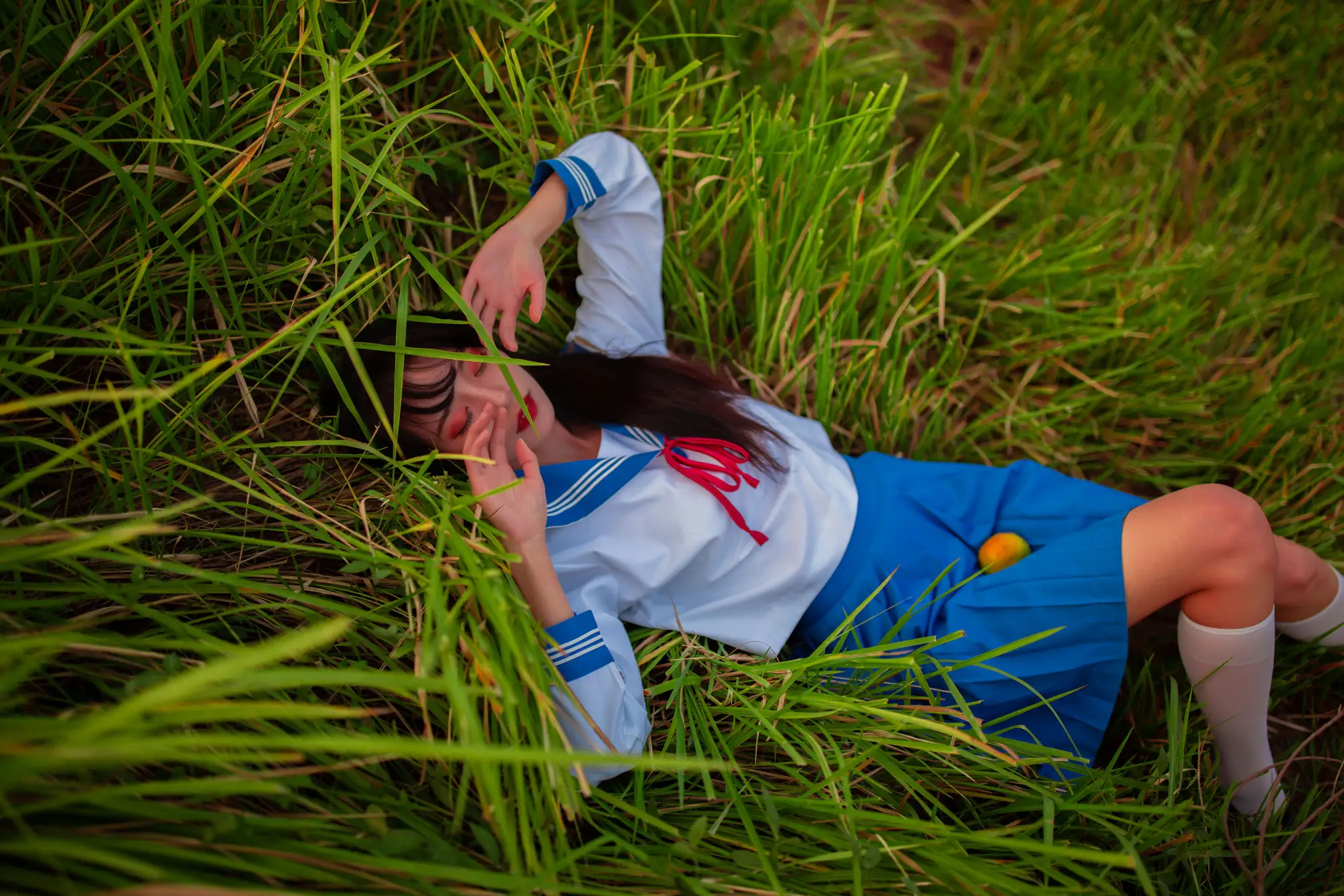 [艺图语] 2022.02.02 Vol.741 – JK少女 一只橙子#[48P]-5