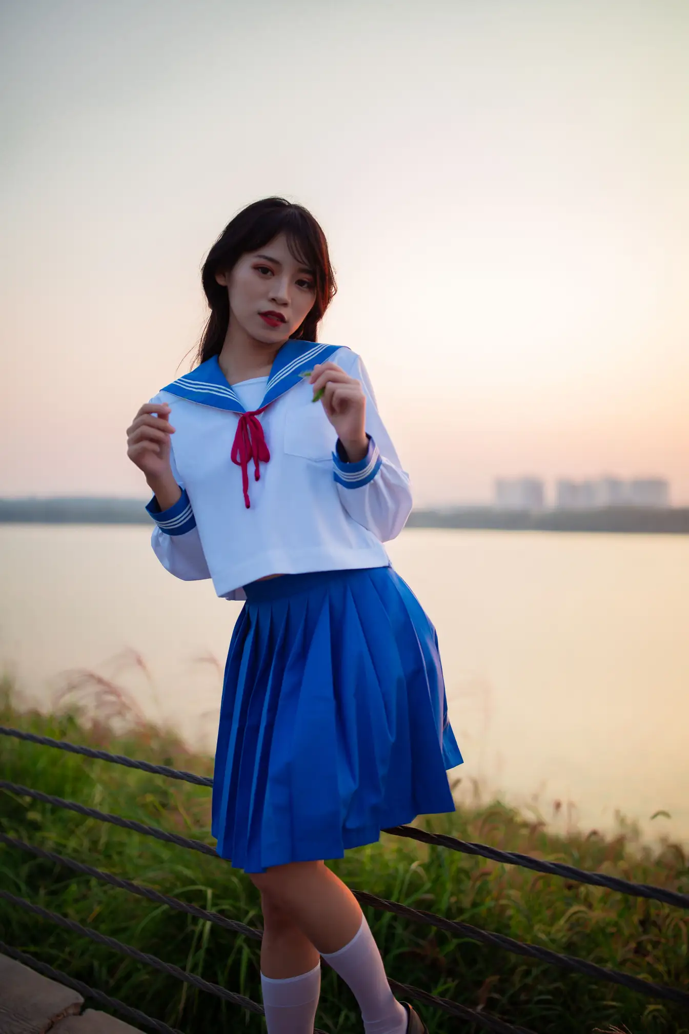[艺图语] 2022.02.02 Vol.741 – JK少女 一只橙子#[48P]-2