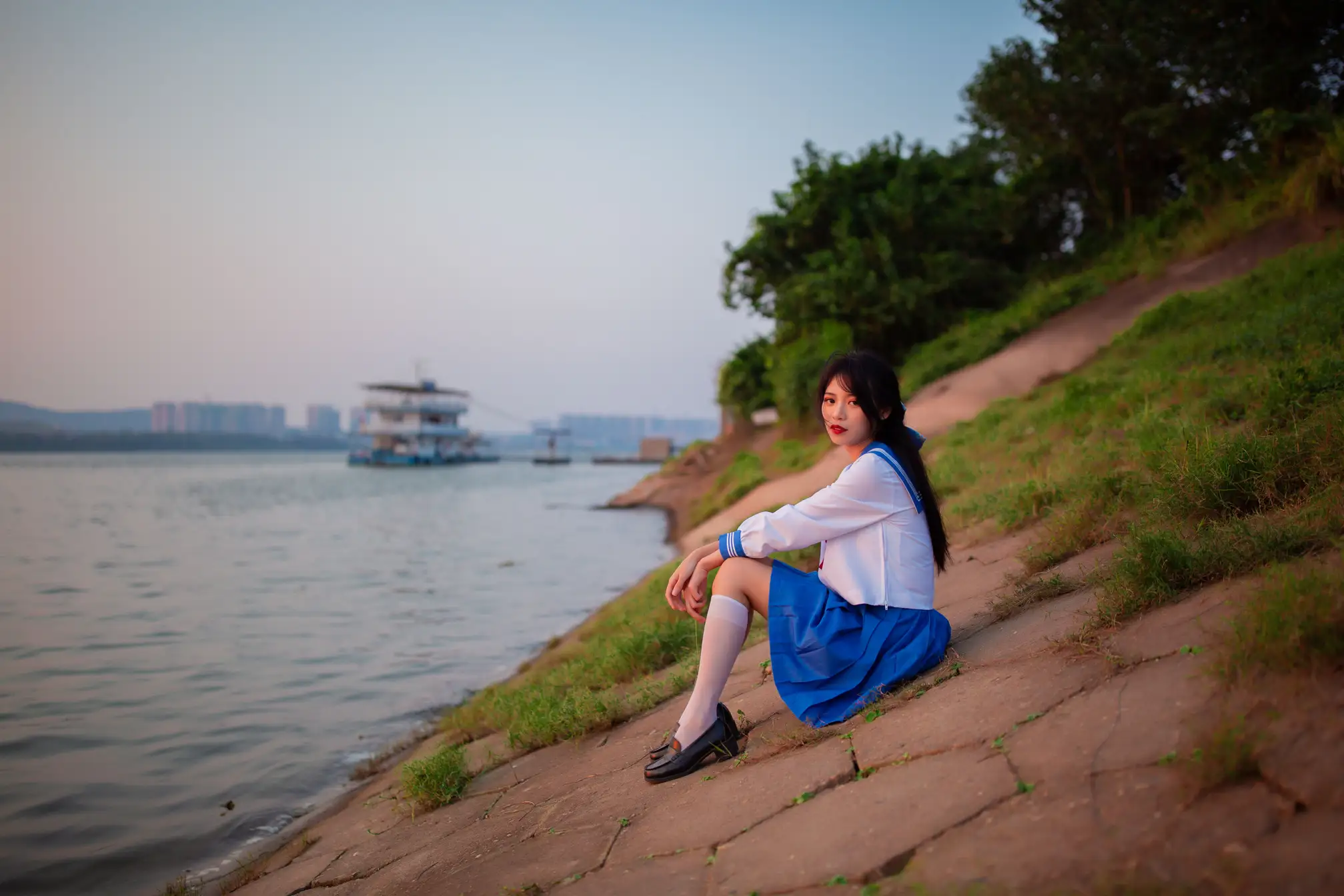 [艺图语] 2022.02.02 Vol.741 – JK少女 一只橙子#[48P]-8