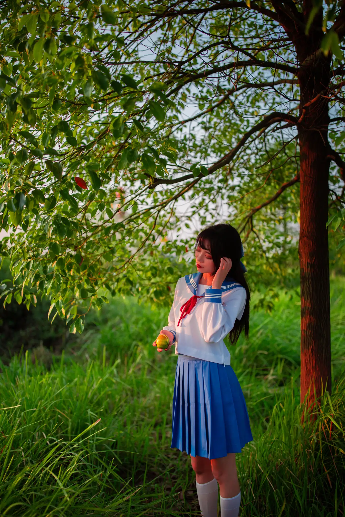 [艺图语] 2022.02.02 Vol.741 – JK少女 一只橙子#[48P]-4