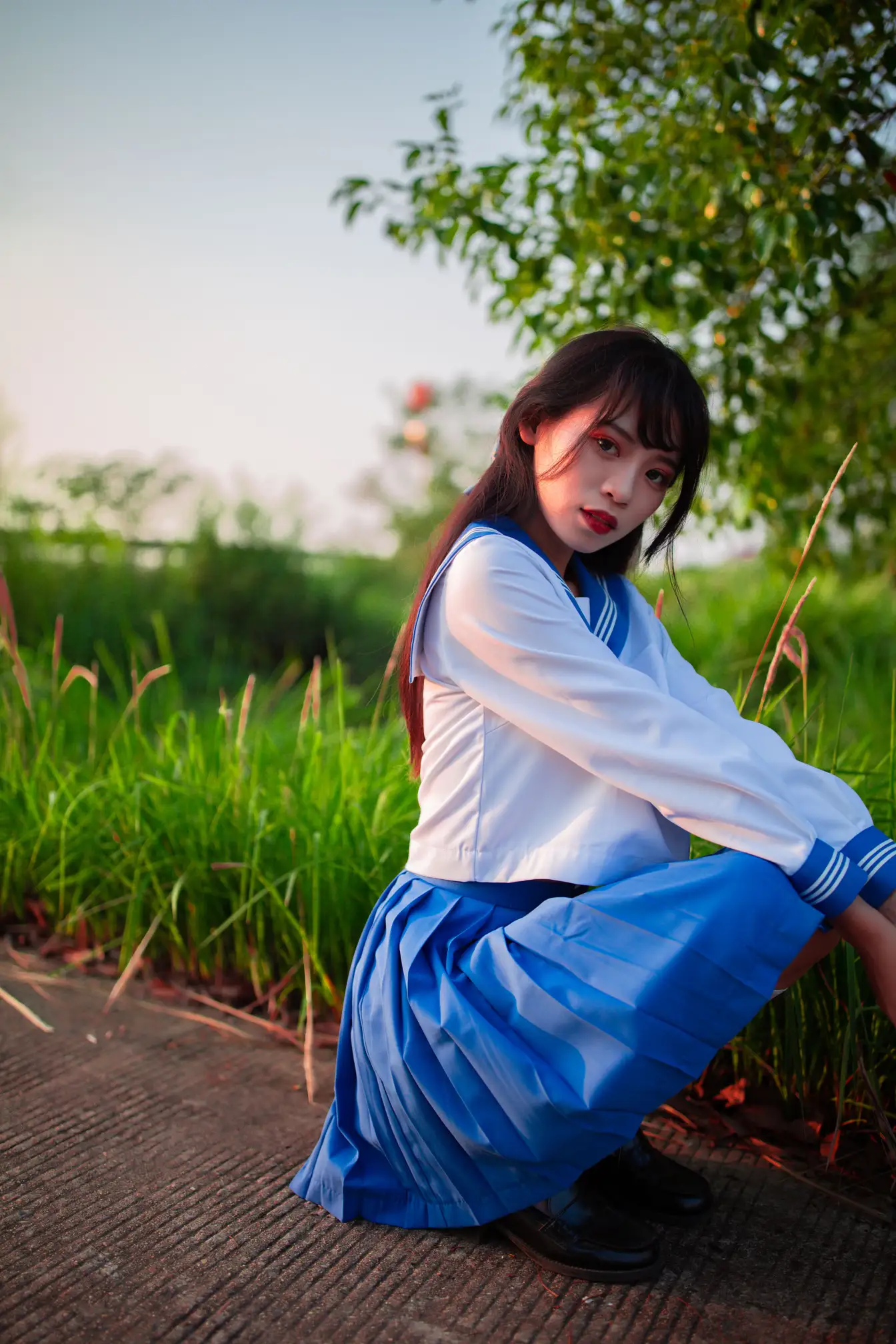 [艺图语] 2022.02.02 Vol.741 – JK少女 一只橙子#[48P]-7