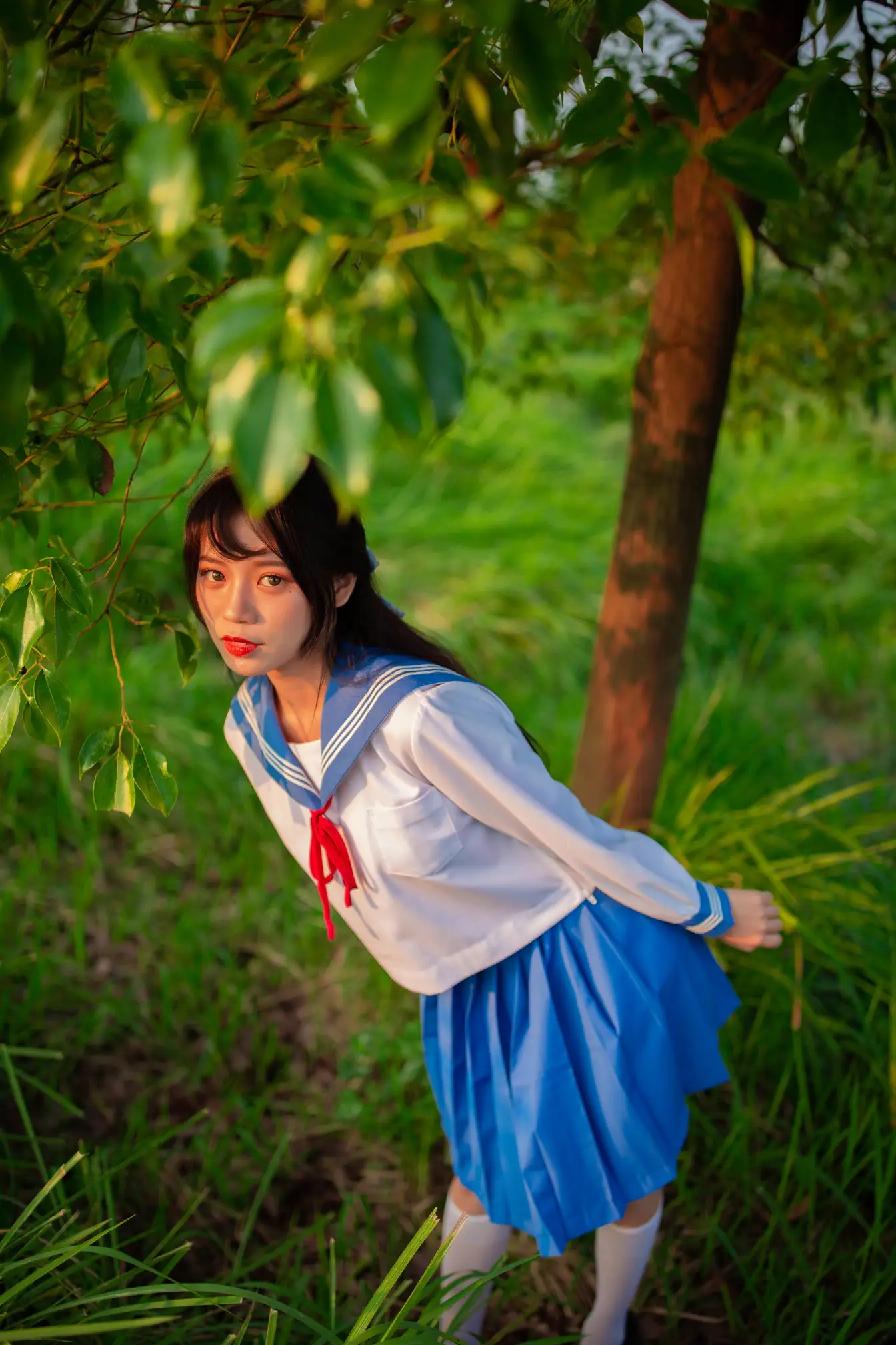 [艺图语] 2022.02.02 Vol.741 – JK少女 一只橙子#[48P]-5