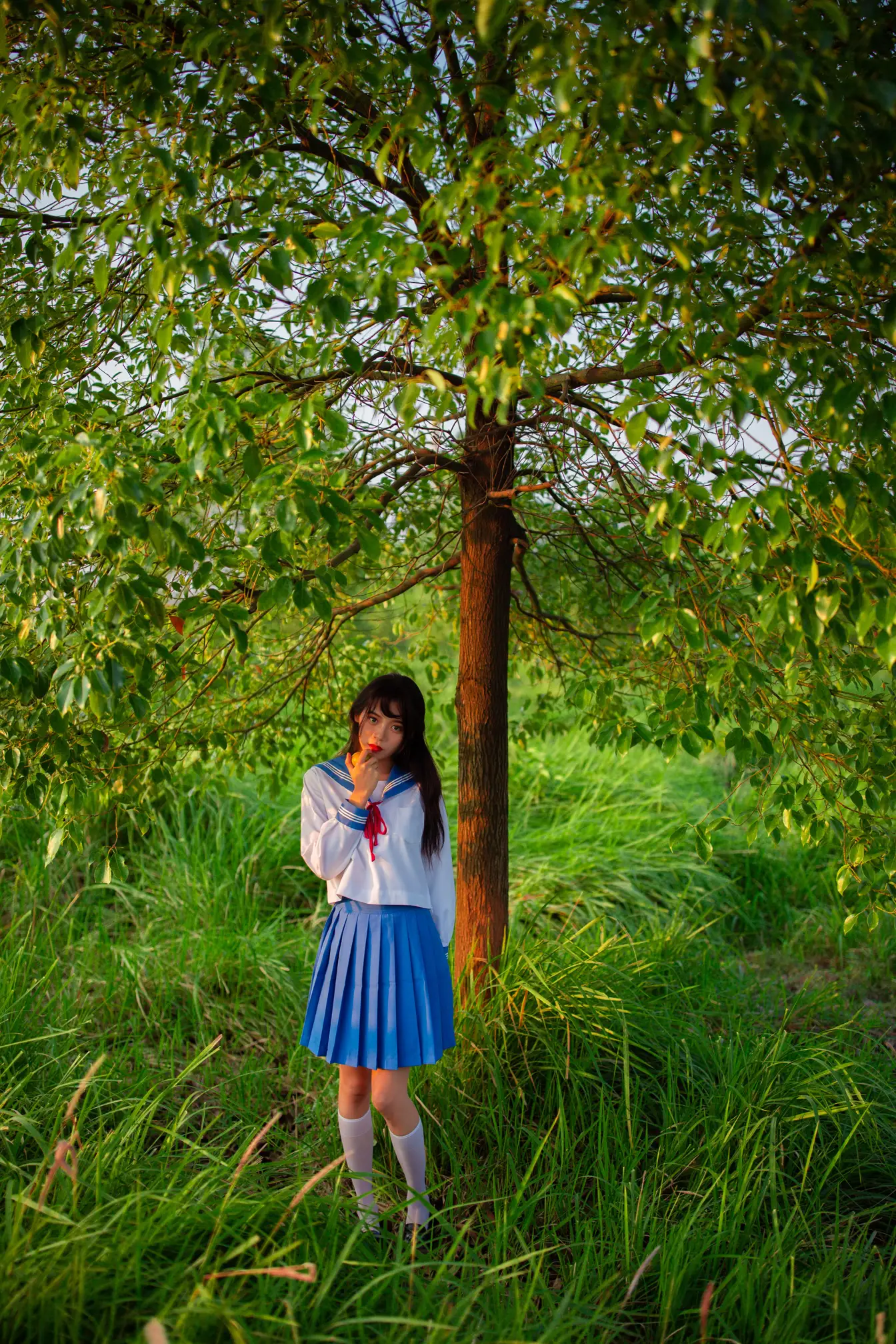[艺图语] 2022.02.02 Vol.741 – JK少女 一只橙子#[48P]-7