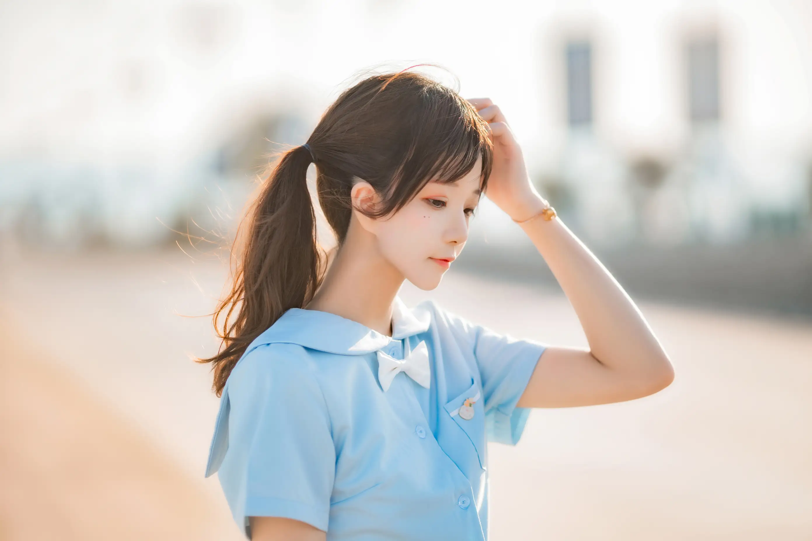 [艺图语] 2022.07.07 Vol.1409 – 蔚蓝 桜桃喵#[33P]-1