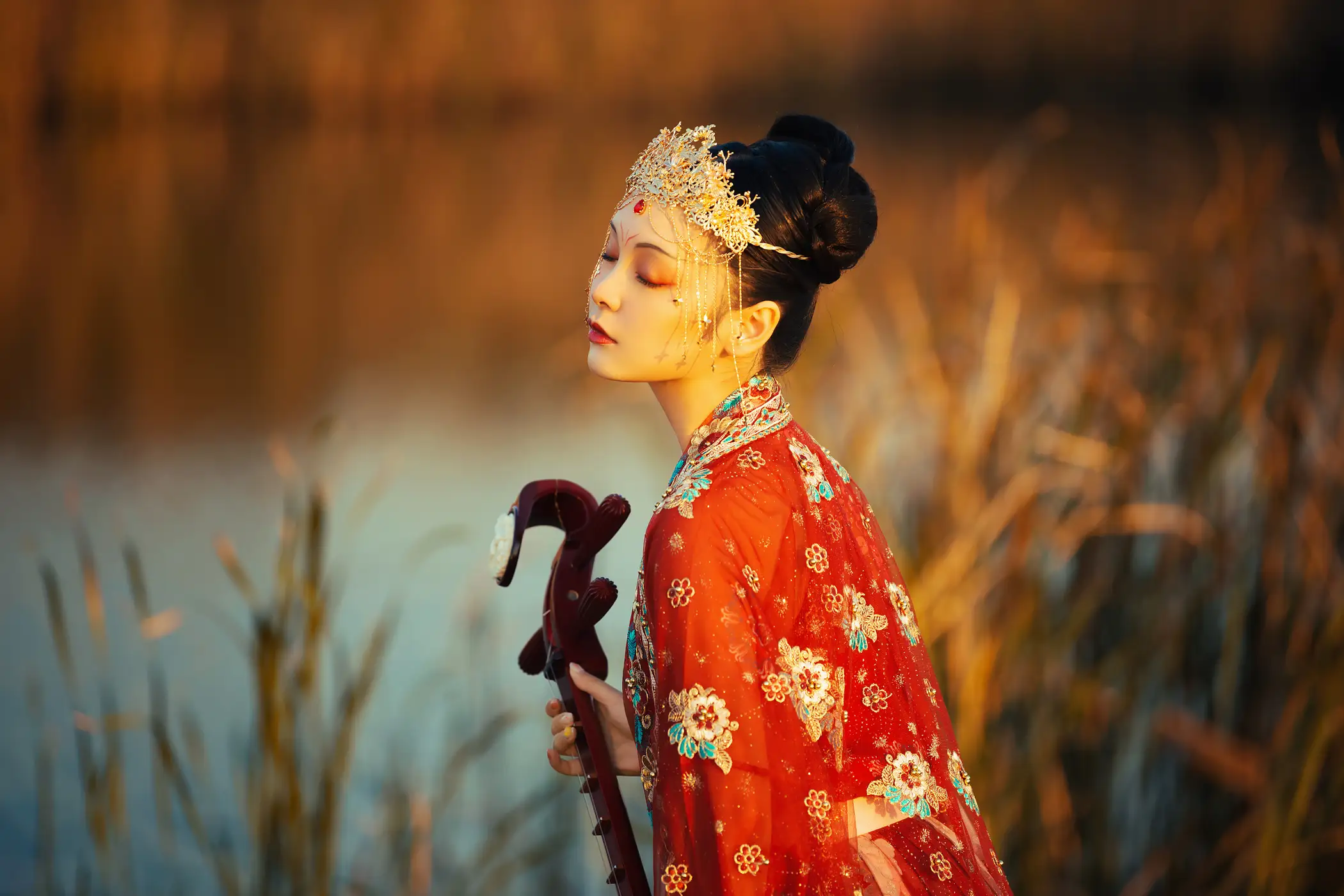 [艺图语] 2021.07.19 Vol.095 – 芦苇晚风鸣 Sunnyufei元気姬#[24P]-1