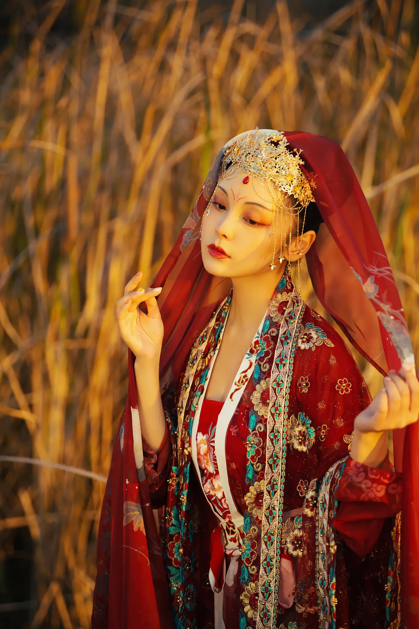 [艺图语] 2021.07.19 Vol.095 – 芦苇晚风鸣 Sunnyufei元気姬#[24P]-2