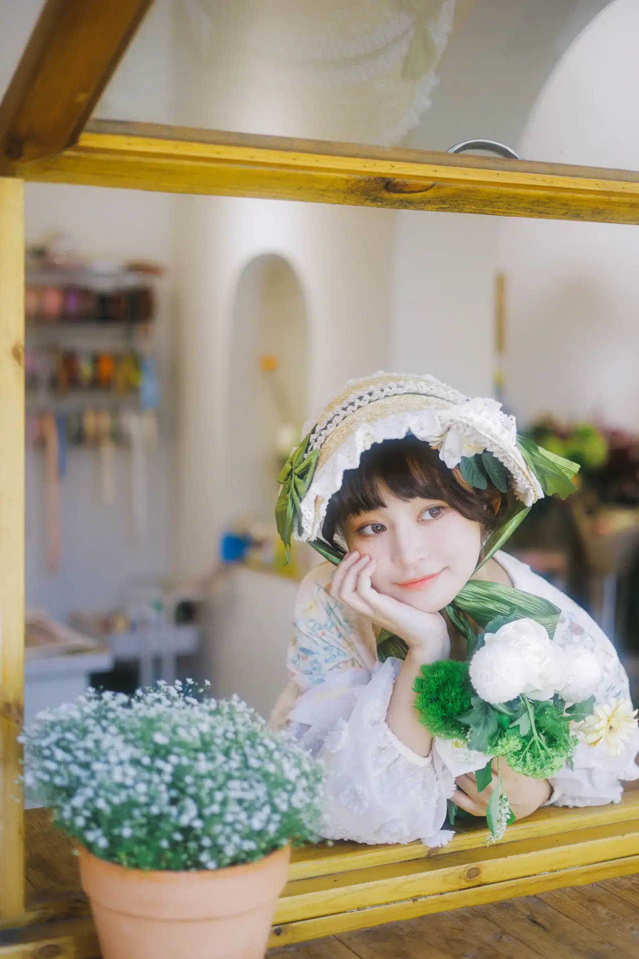 [艺图语] 2022.07.18 Vol.1512 – 花房少女 双耳ZiCe#[40P]-1