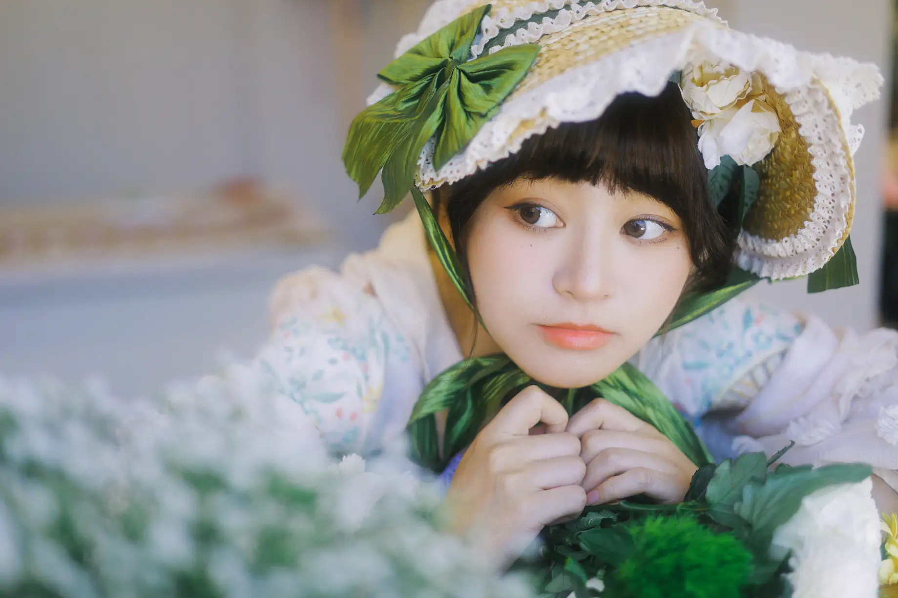 [艺图语] 2022.07.18 Vol.1512 – 花房少女 双耳ZiCe#[40P]-2