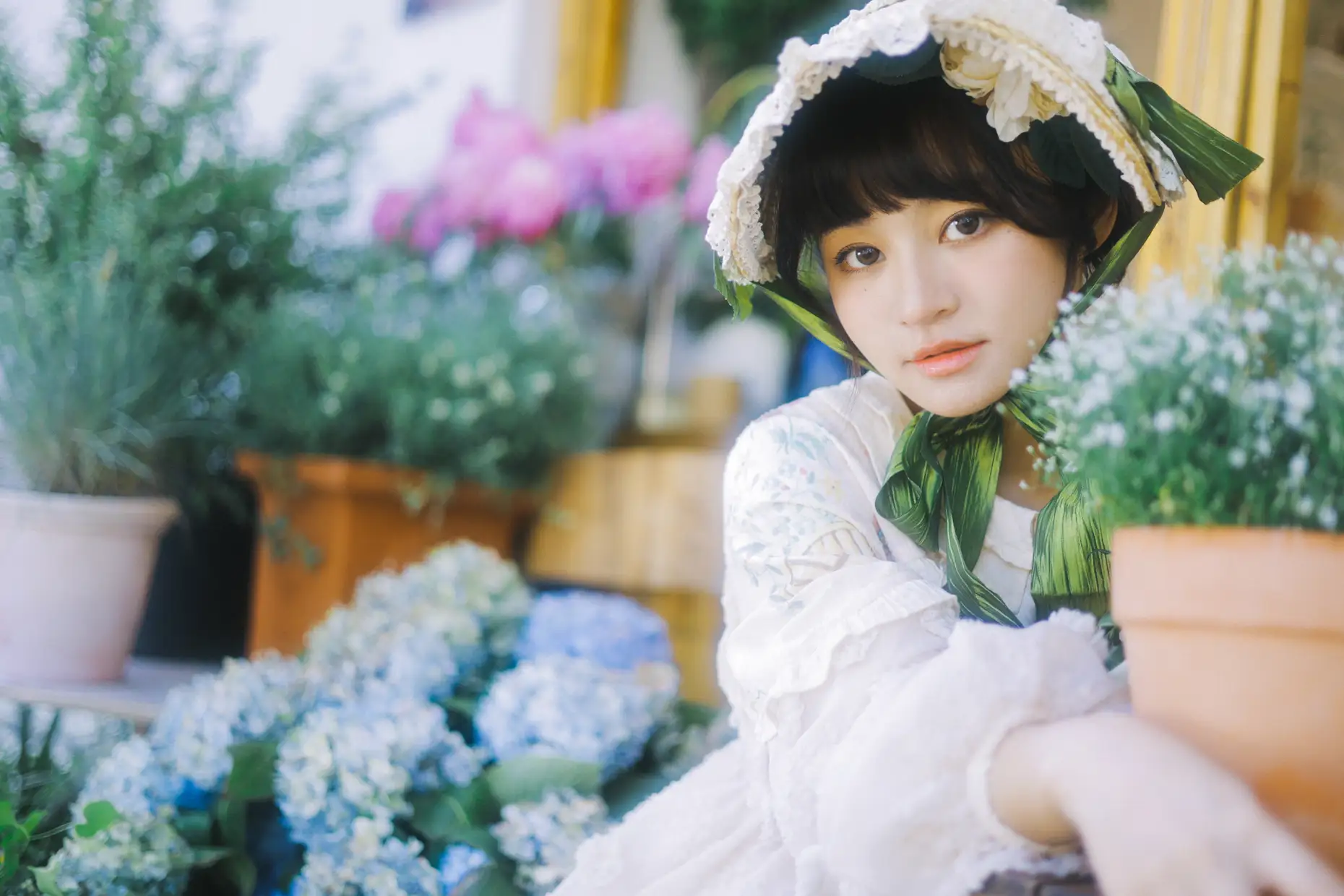 [艺图语] 2022.07.18 Vol.1512 – 花房少女 双耳ZiCe#[40P]-3