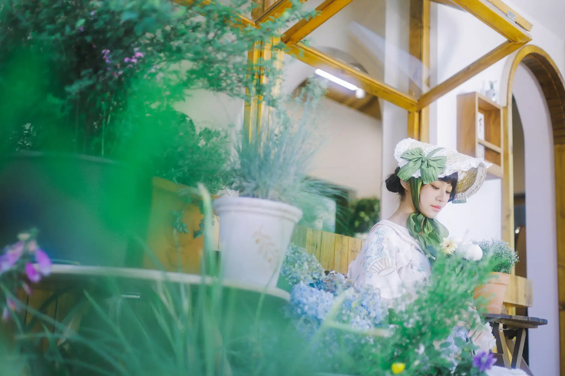 [艺图语] 2022.07.18 Vol.1512 – 花房少女 双耳ZiCe#[40P]-7