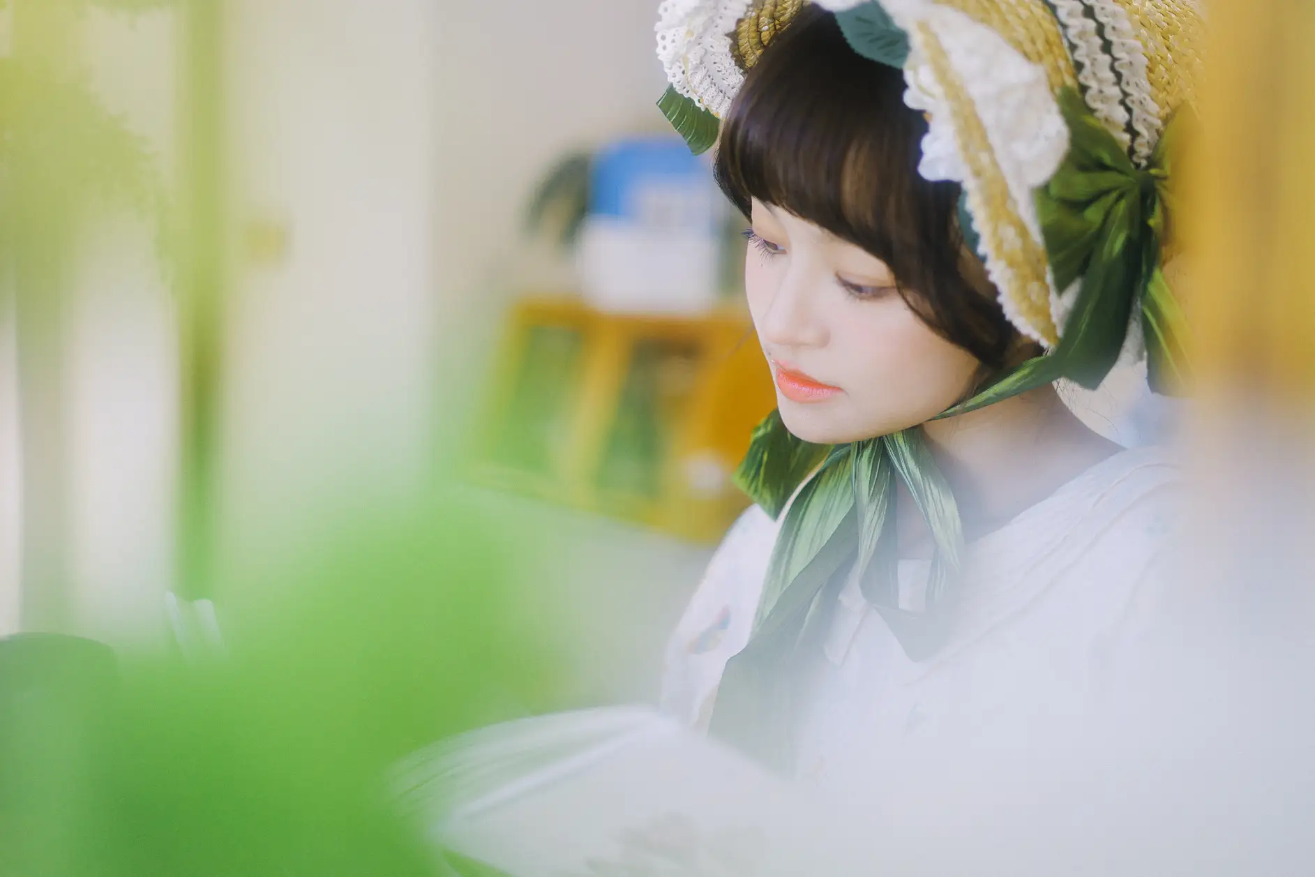 [艺图语] 2022.07.18 Vol.1512 – 花房少女 双耳ZiCe#[40P]-1