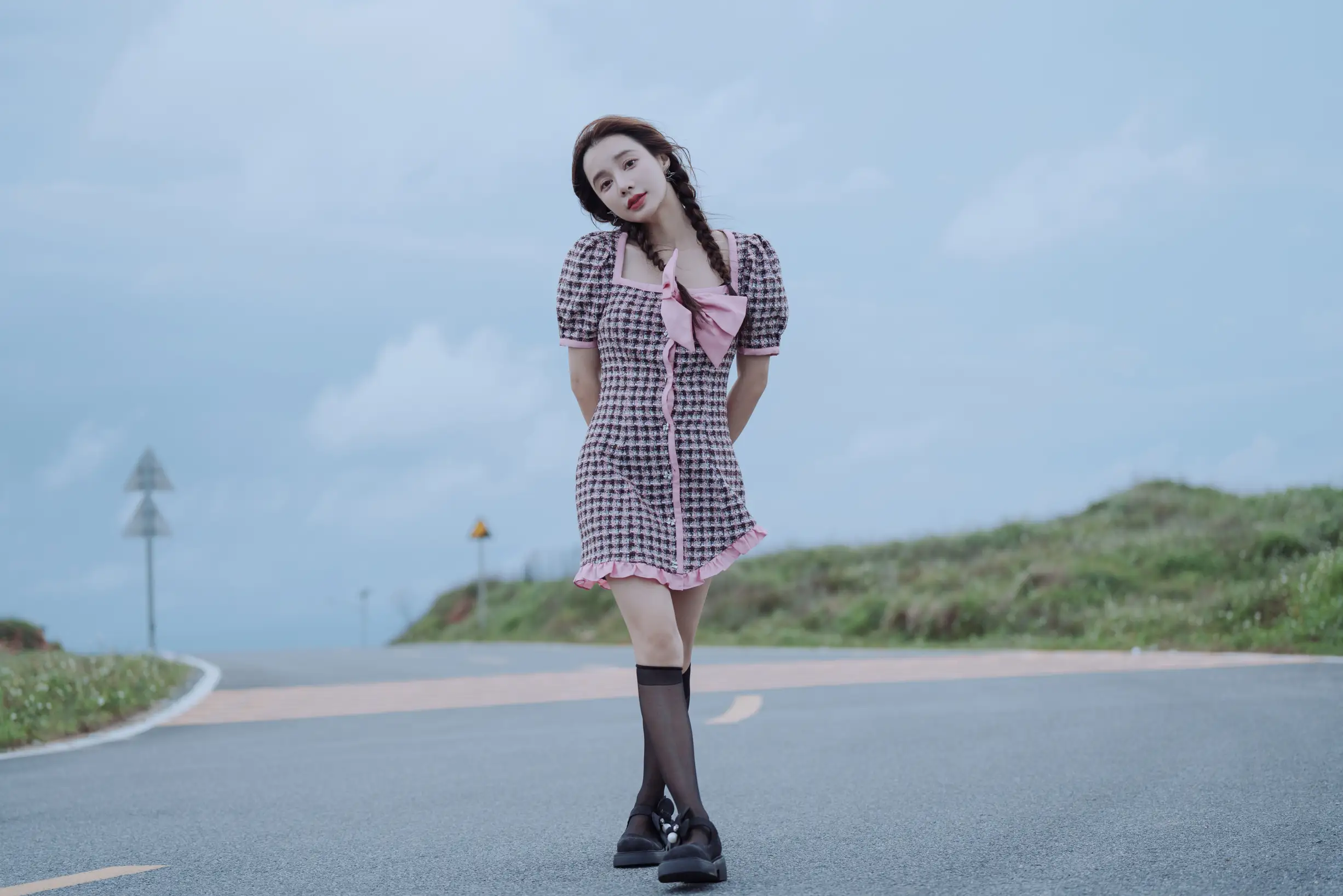 [艺图语] 2022.08.08 Vol.1658 – 最美环岛公路 姝雯同学#[40P]-9