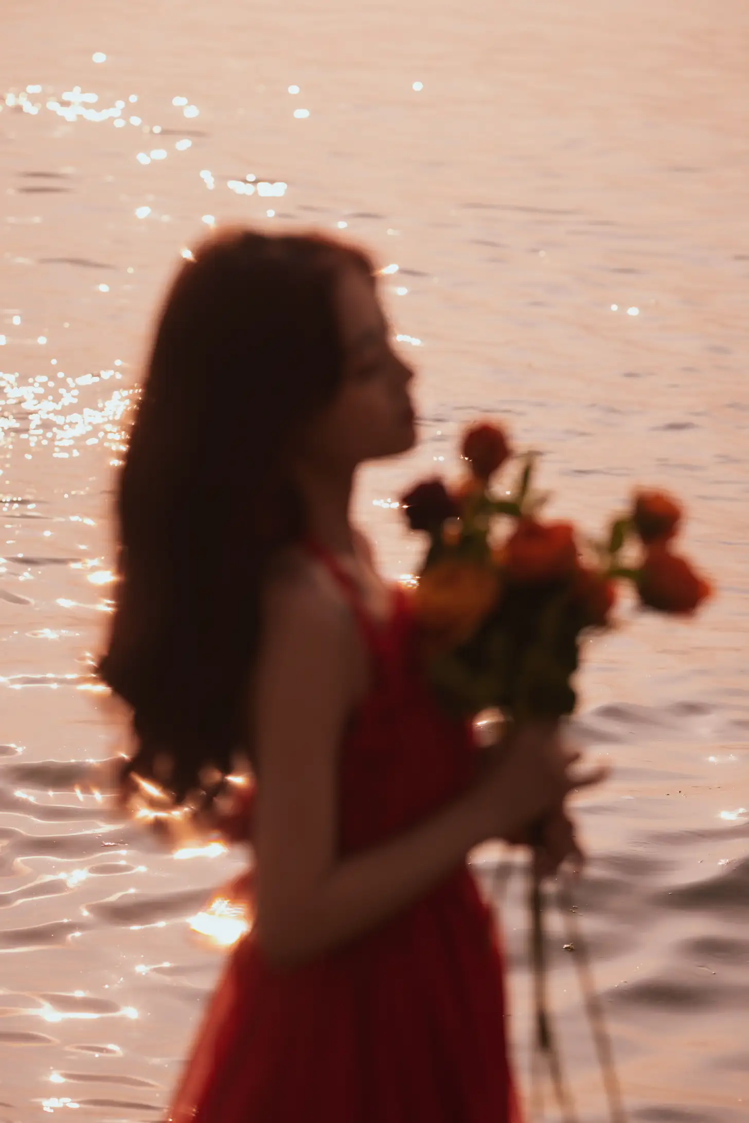 [艺图语] 2022.09.02 Vol.1849 – 海边夕阳和红裙女孩 壹萱-#[33P]-2