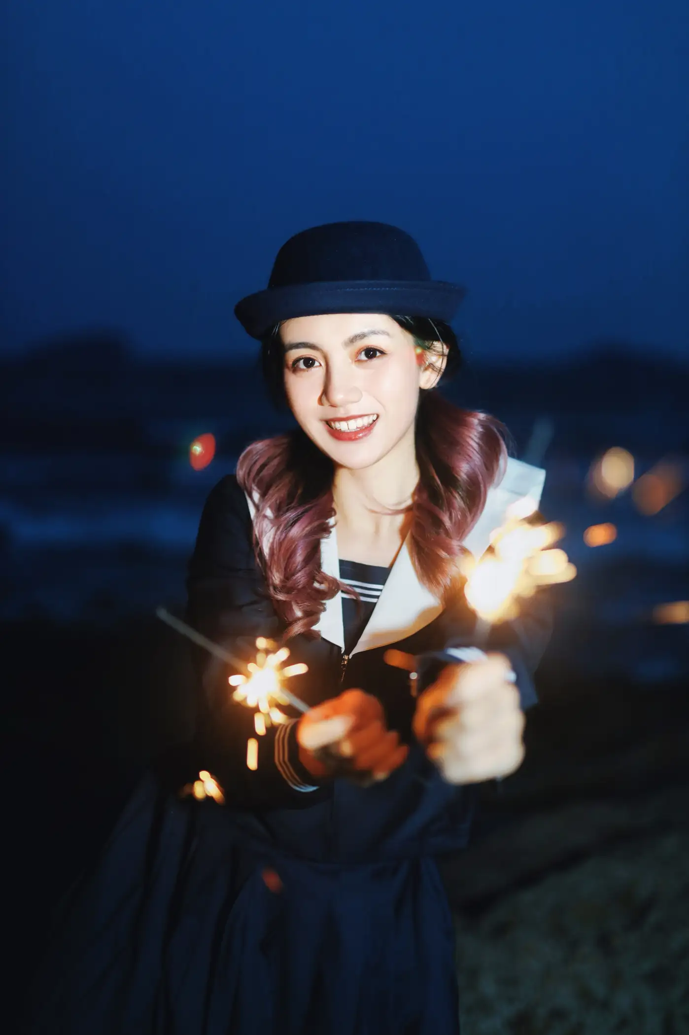 [艺图语] 2022.11.24 Vol.2519 – 无人海滩的烟火 茜akane#[25P]-9