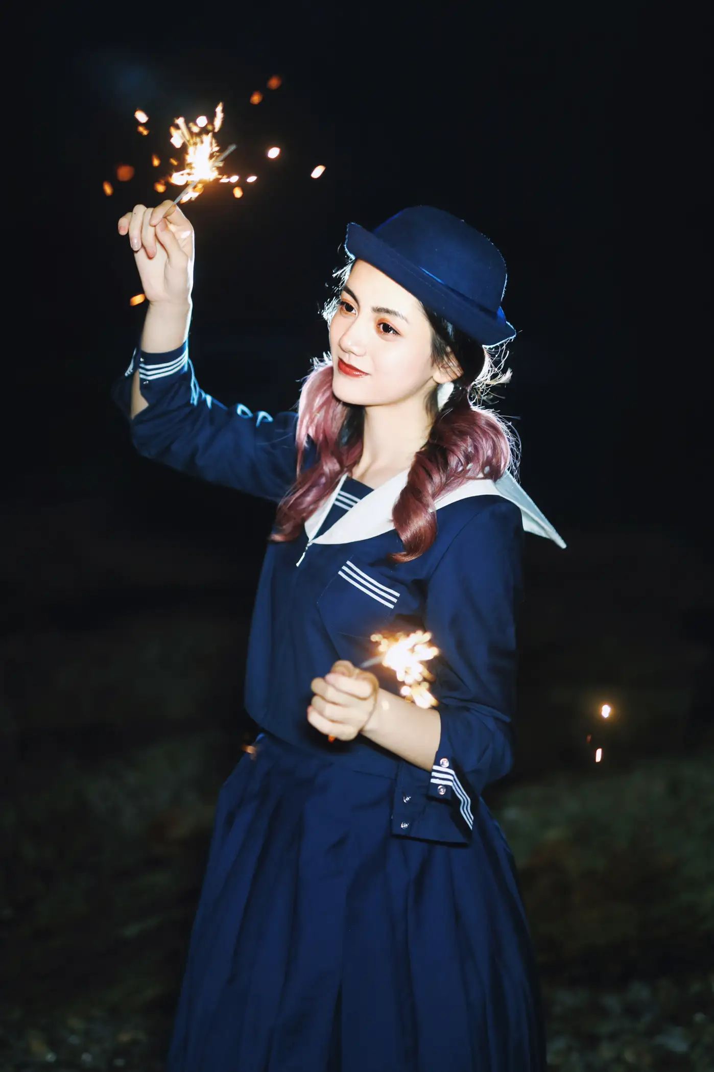 [艺图语] 2022.11.24 Vol.2519 – 无人海滩的烟火 茜akane#[25P]-3