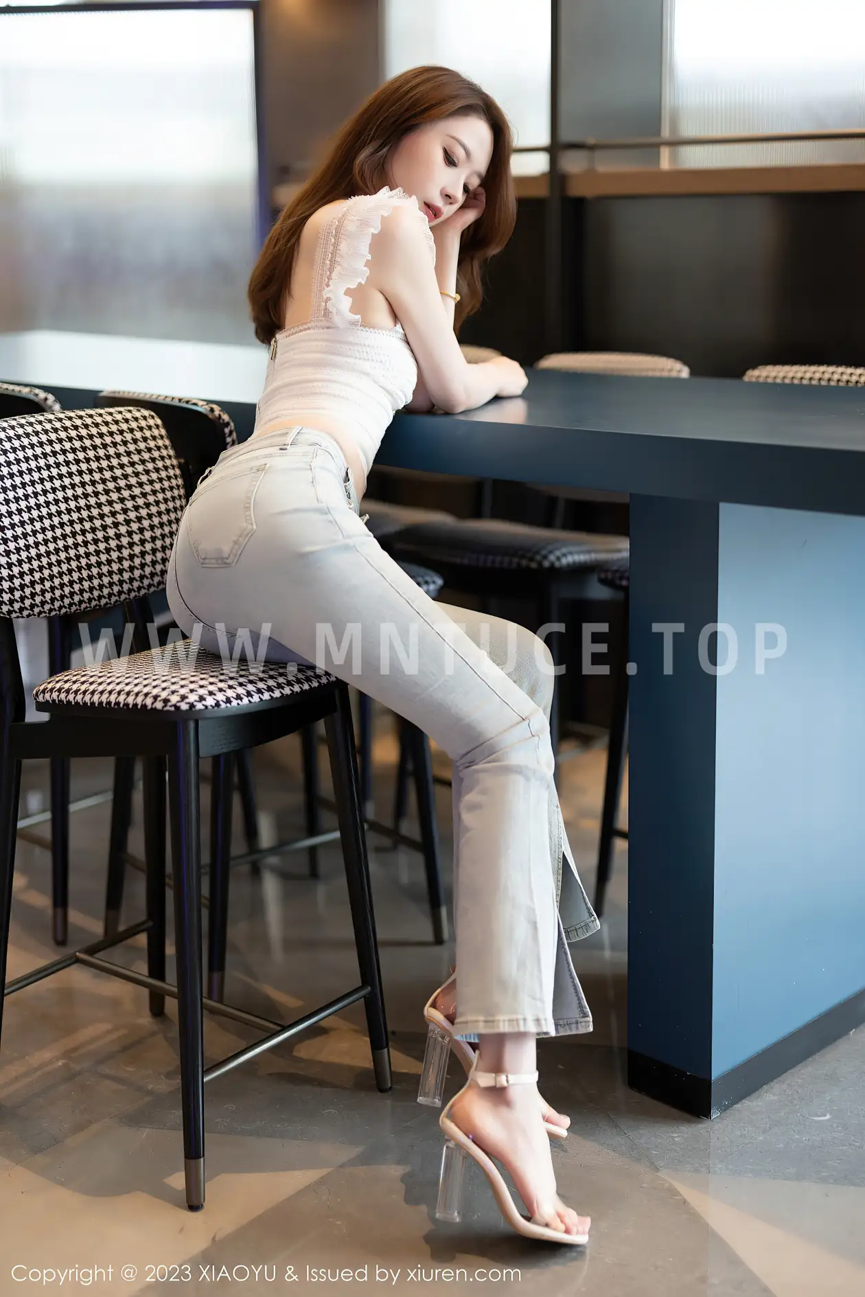 [语画界] 2023.05.31 VOL.1039 梦心玥 牛仔裤#[97P]-6